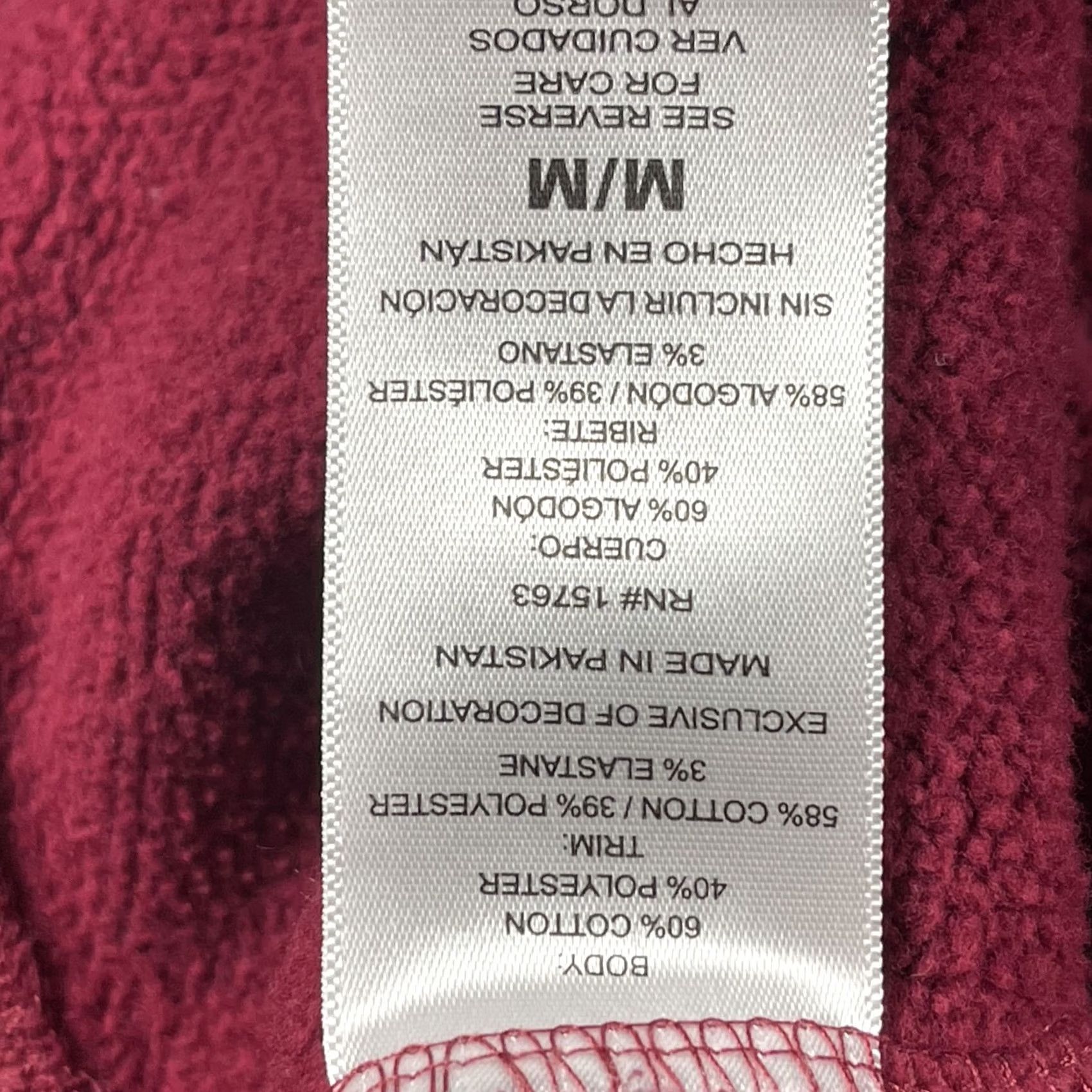 Champion Champion Hoodie Mens Medium Red Embroidered Pullover Sweatshirt Athletic Pocket Size US M / EU 48-50 / 2 - 5 Thumbnail
