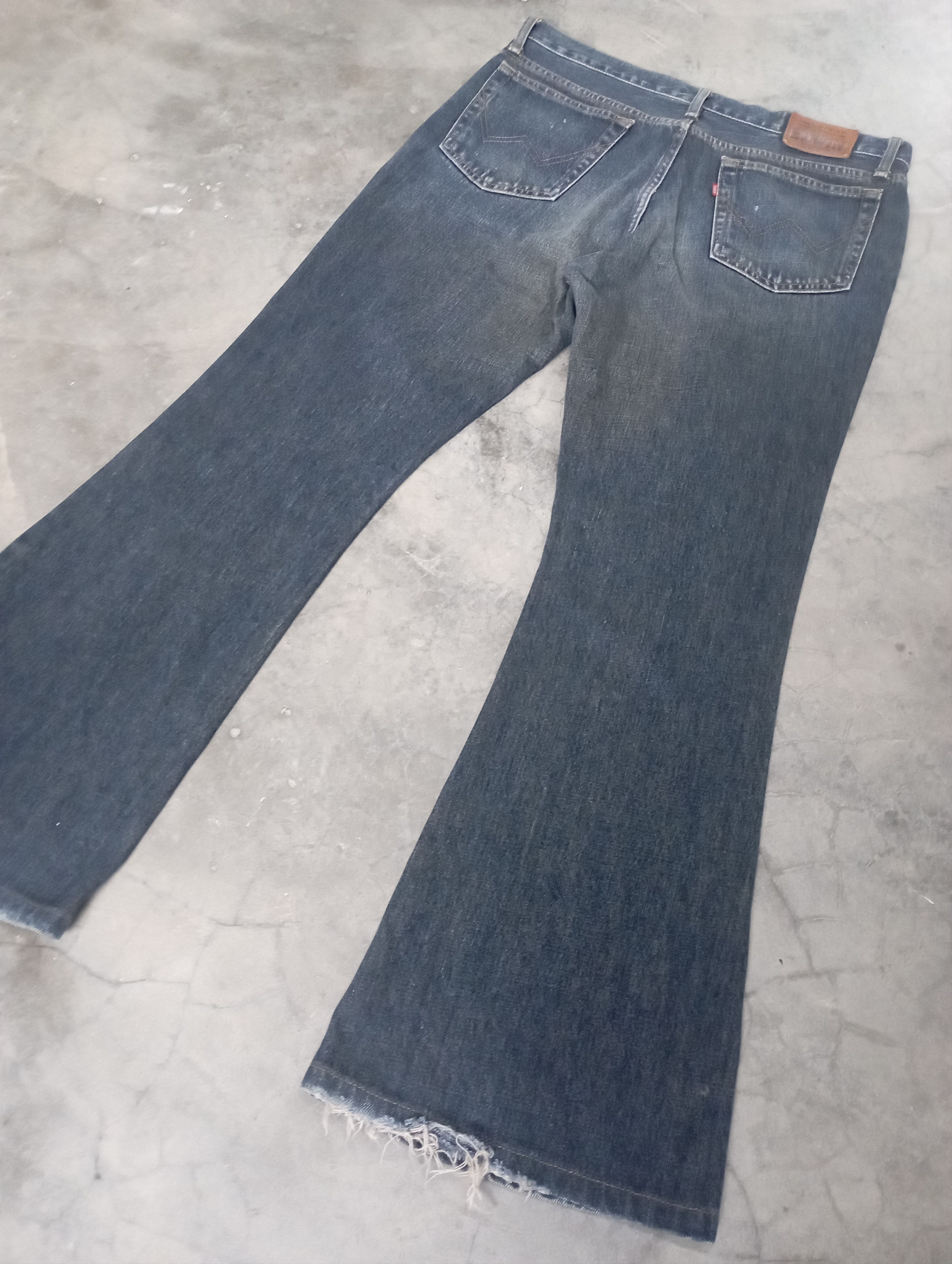 Tornado Mart Super Flare Jeans Made In Japan Mud Rusty Vintage Edwin 400 Size US 34 / EU 50 - 2 Thumbnail