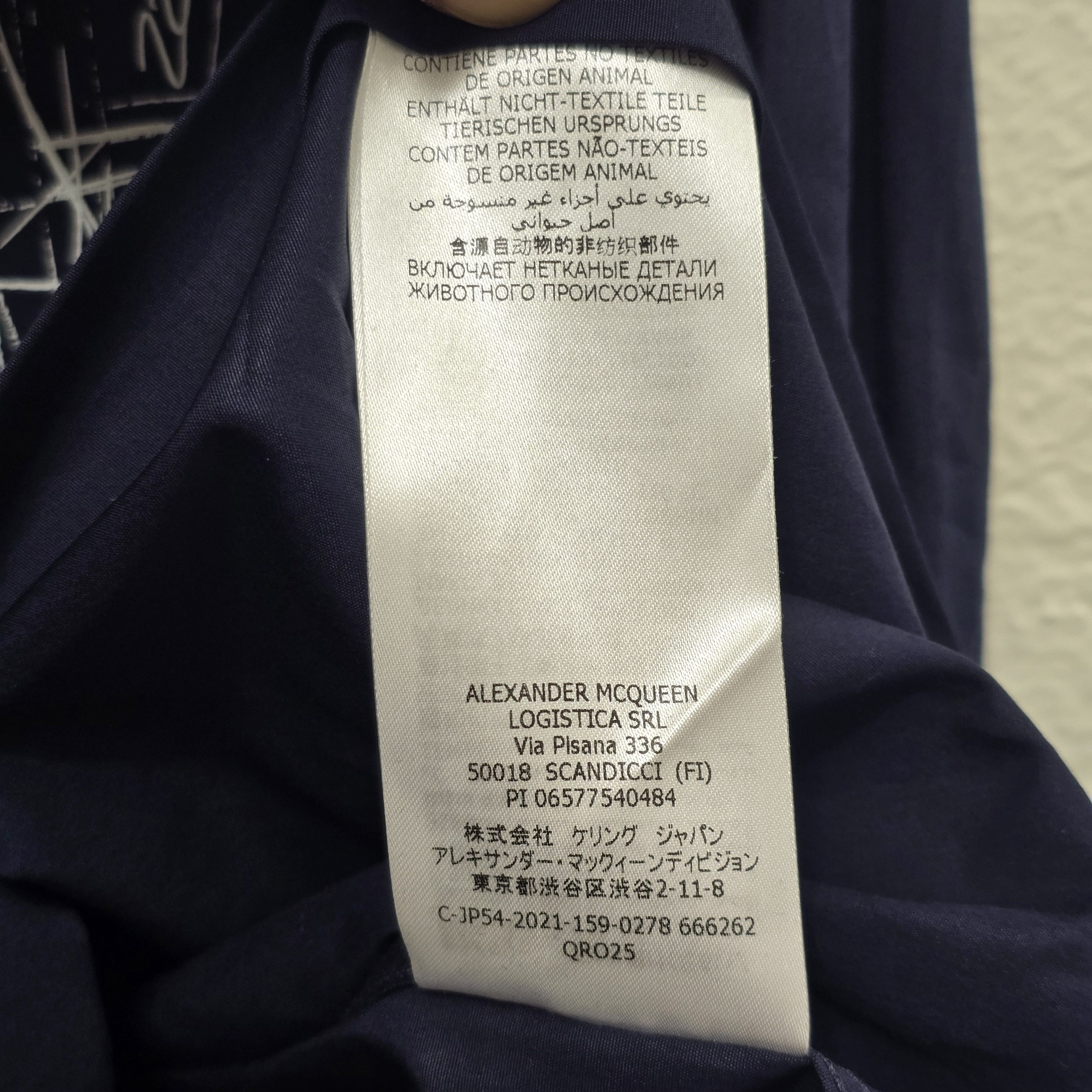 Alexander McQueen Harness-print shirt Size US M / EU 48-50 / 2 - 10 Thumbnail