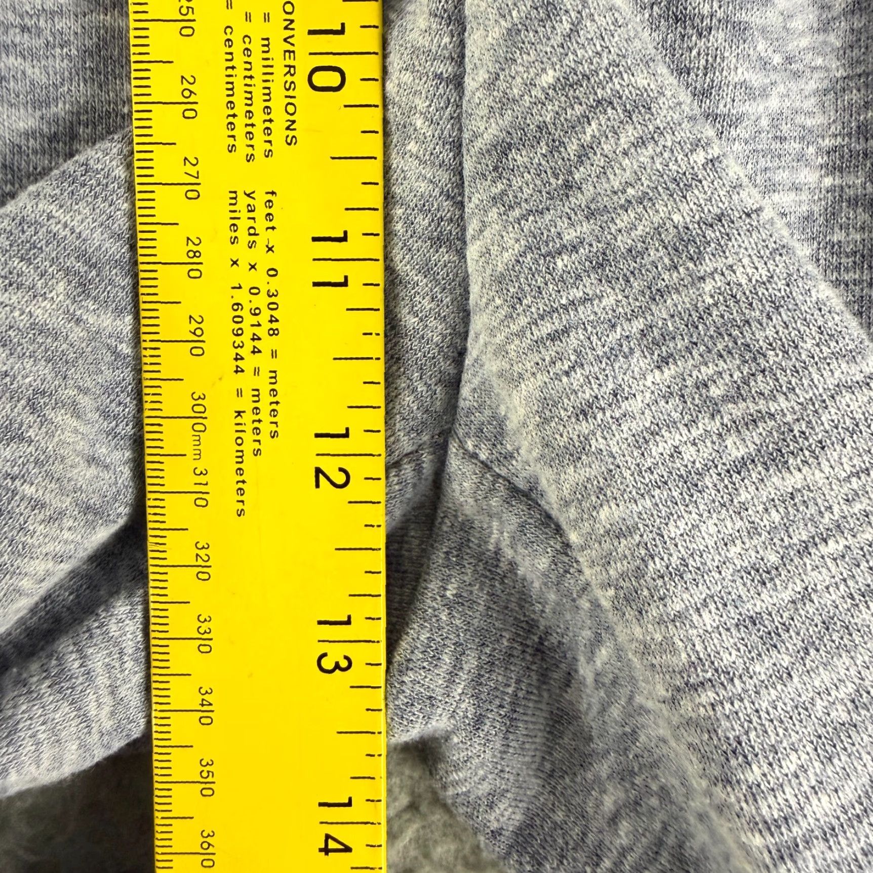 Vintage My Mum Made It Wide-Leg Pants Womens Size 3 Gray Stretch Casual Knit High Rise Pants Size 26" / US 2 / IT 38 - 7 Thumbnail