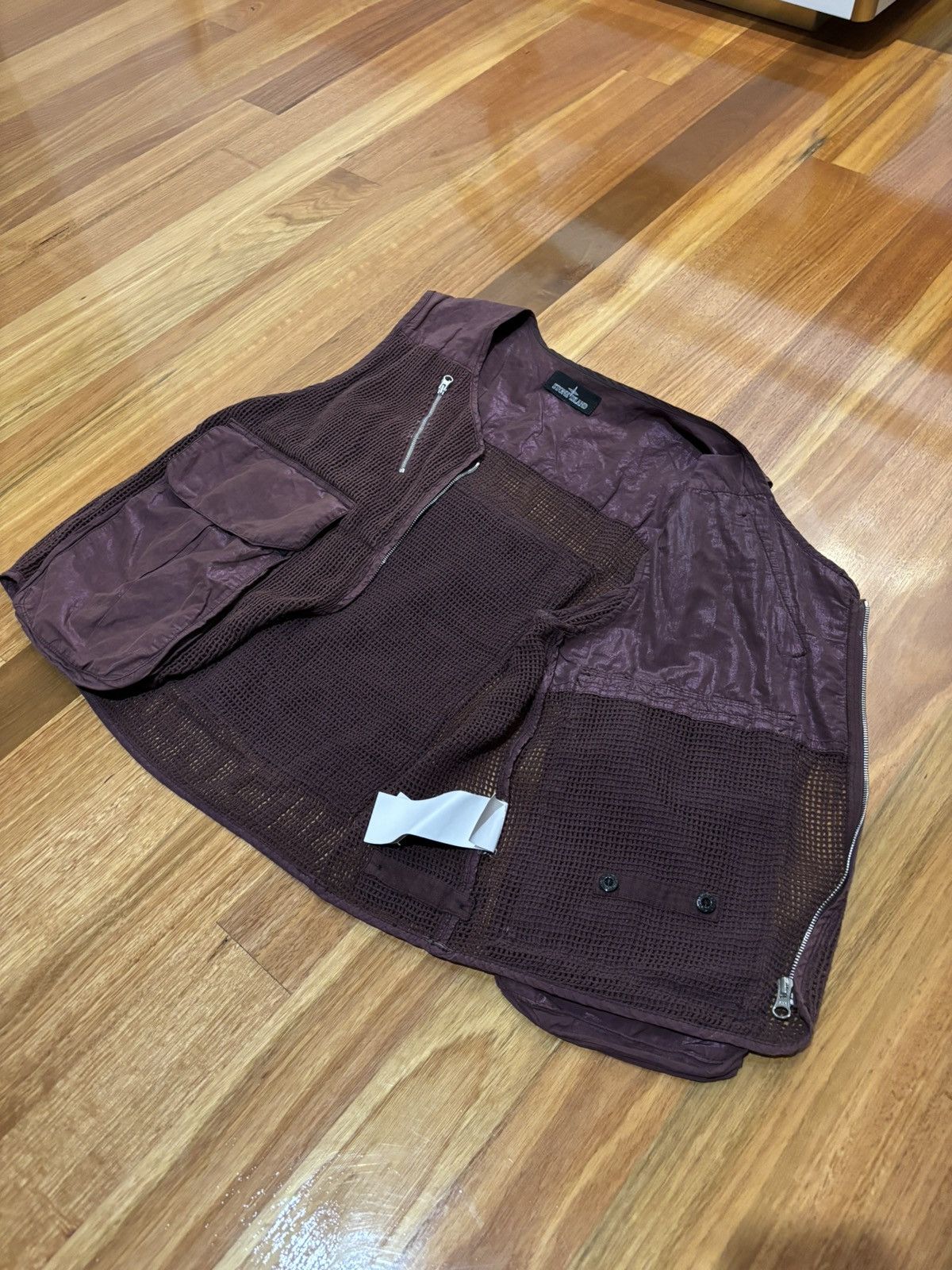 Stone Island Stone Island Shadow Project Vest Jacket Burgundy Purple Size US S / EU 44-46 / 1 - 10 Thumbnail