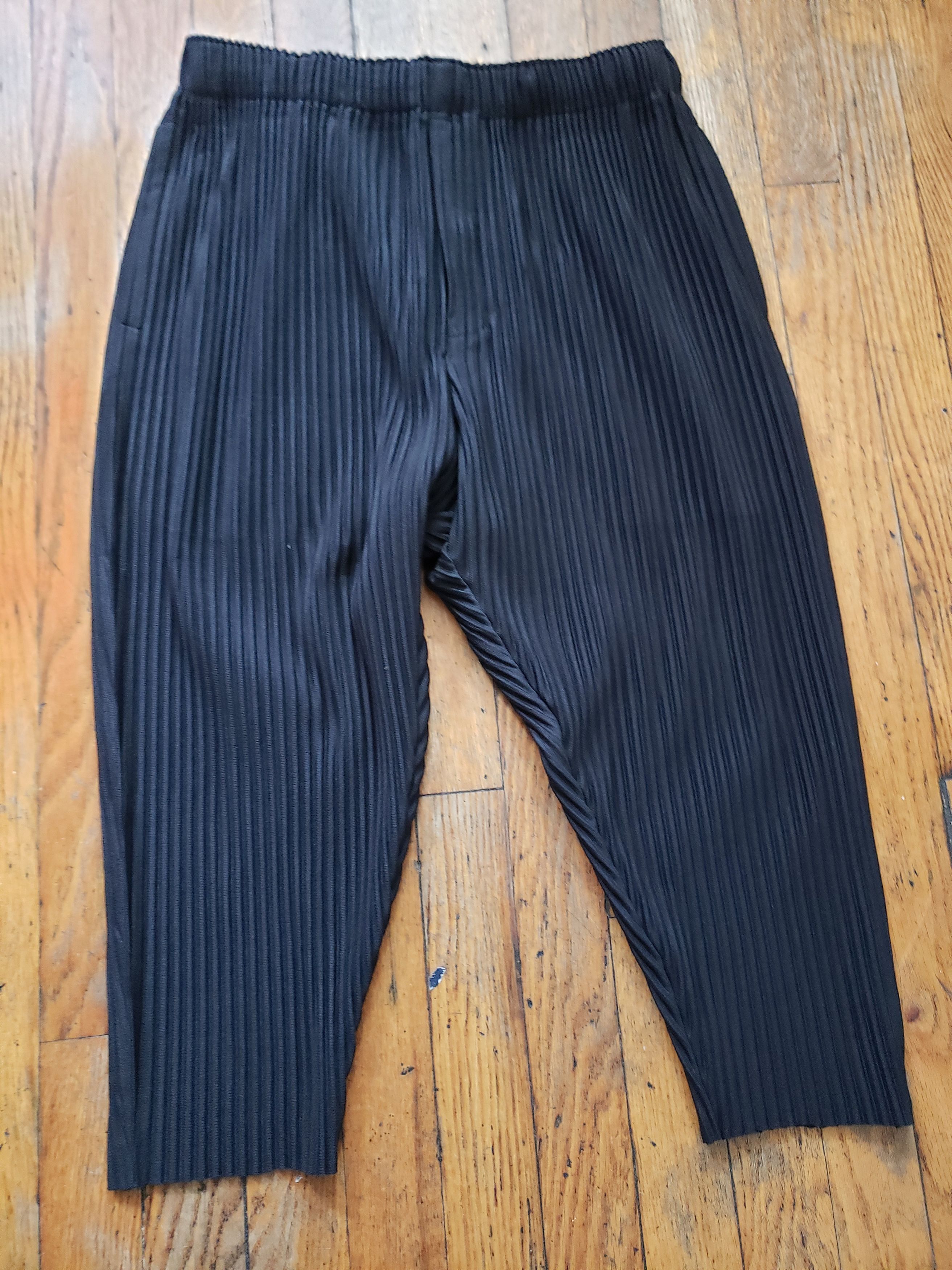 Issey Miyake Homme Plisse Issey Miyake Wide Leg Pants JF119