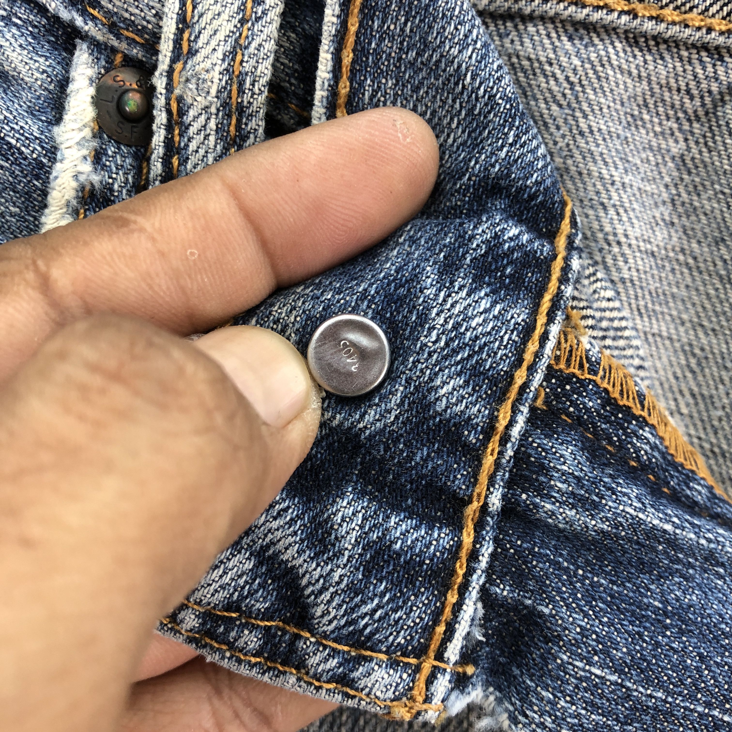Levi's Vintage Y2K Levis 505 Faded Jeans Dirty Levi's Denim Size US 36 / EU 52 - 7 Thumbnail