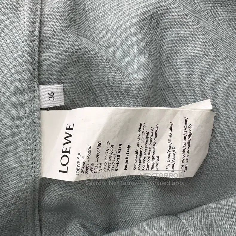 Loewe Loewe Short Sleeve Shirt Jacket Size XS / US 0-2 / IT 36-38 - 4 Thumbnail