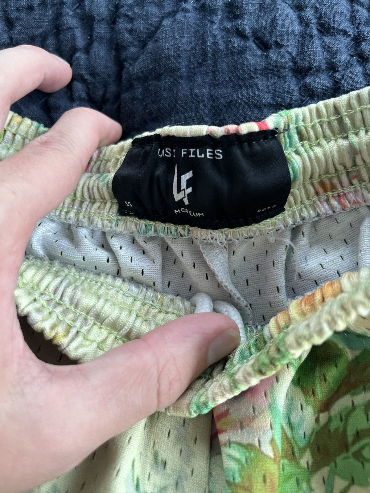 Designer × Lost Enterprises [Medium] Lost Files Green Floral Mesh Shorts Size US 32 / EU 48 - 3 Thumbnail