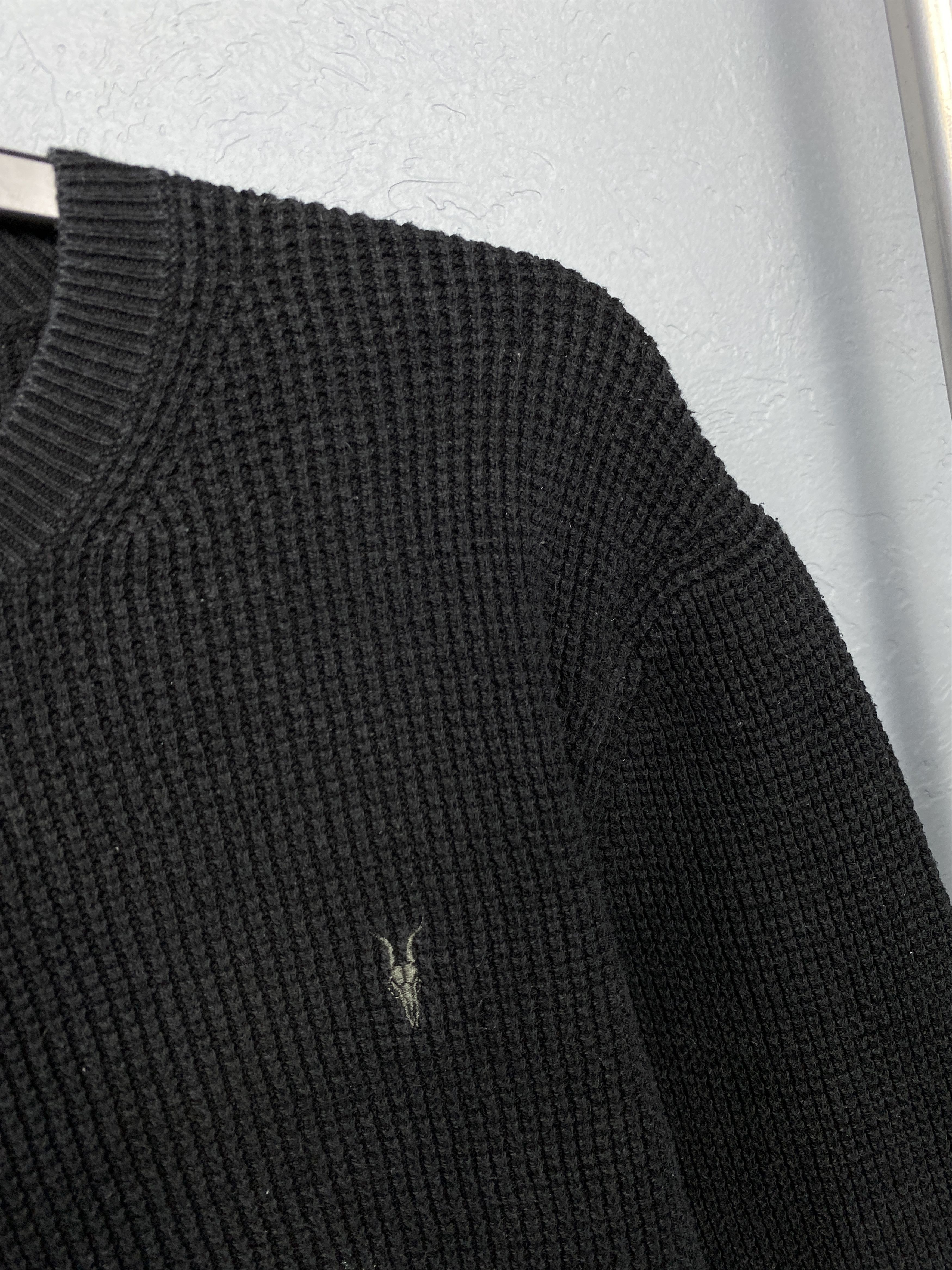 Allsaints Allsaints Vintage Mens Mert Knit Crew Neck Sweater Size US S / EU 44-46 / 1 - 3 Thumbnail