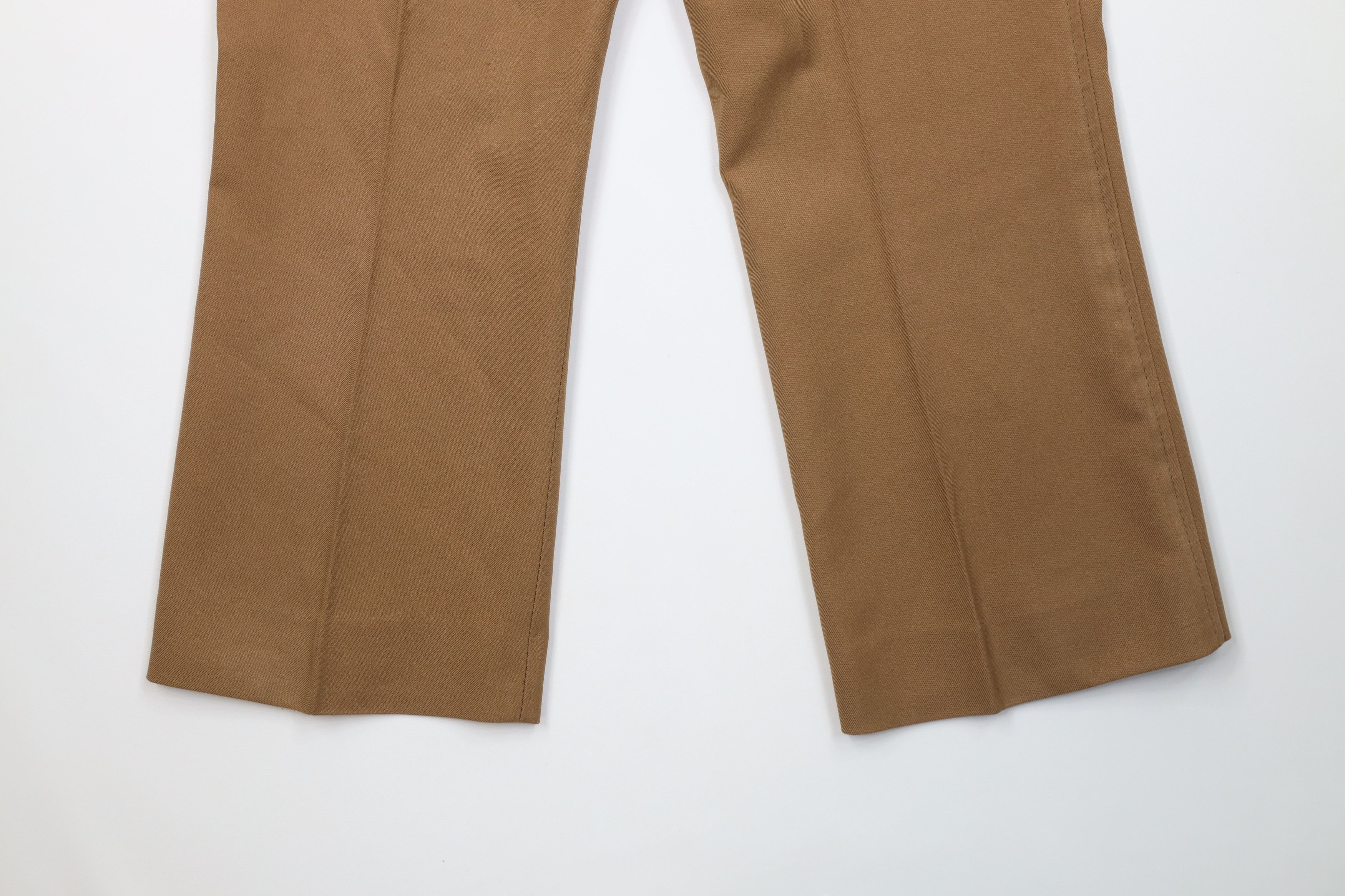 Vintage Vintage 70s Streetwear Knit Bell Bottoms Pants Brown USA Size US 38 / EU 54 - 14 Thumbnail