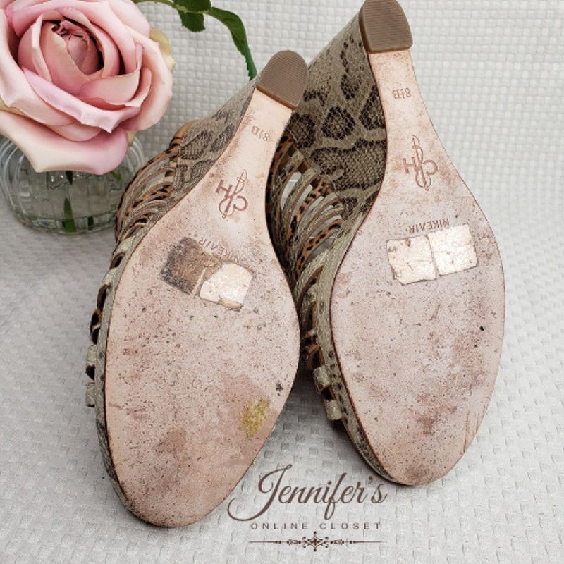Cole Haan Cole Haan Women's Air Minka Wedge Sandals Size 8.5B Size US 8.5 / IT 38.5 - 11 Thumbnail