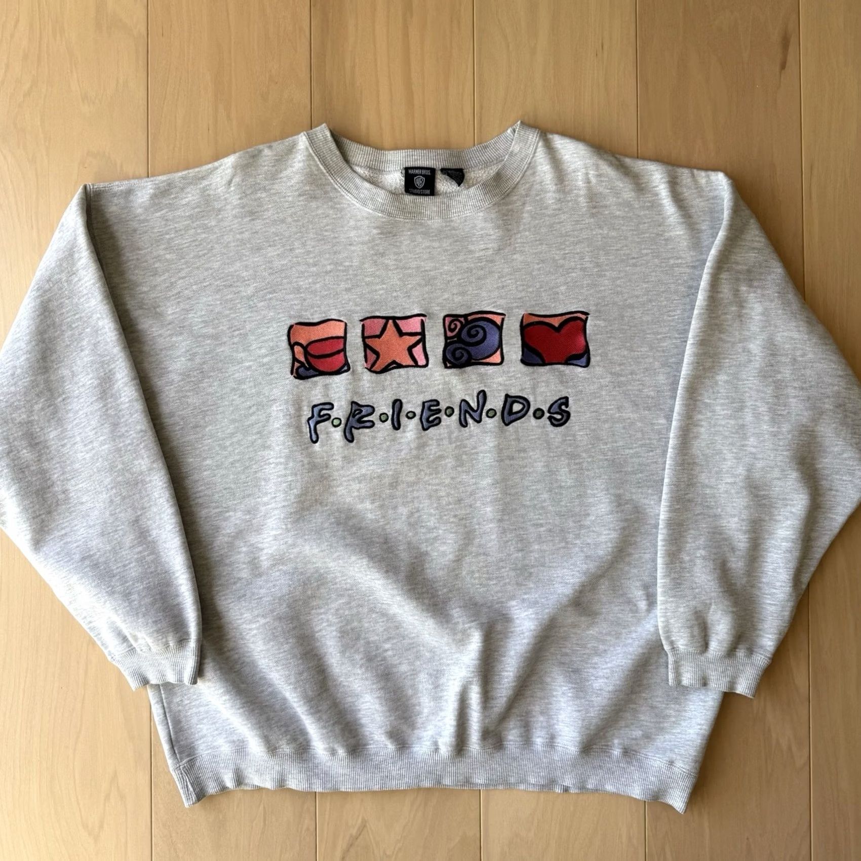 Vintage VINTAGE Friends Sweatshirt 2XL Blue Crew Neck Pullover Size US XXL / EU 58 / 5 - 2 Thumbnail