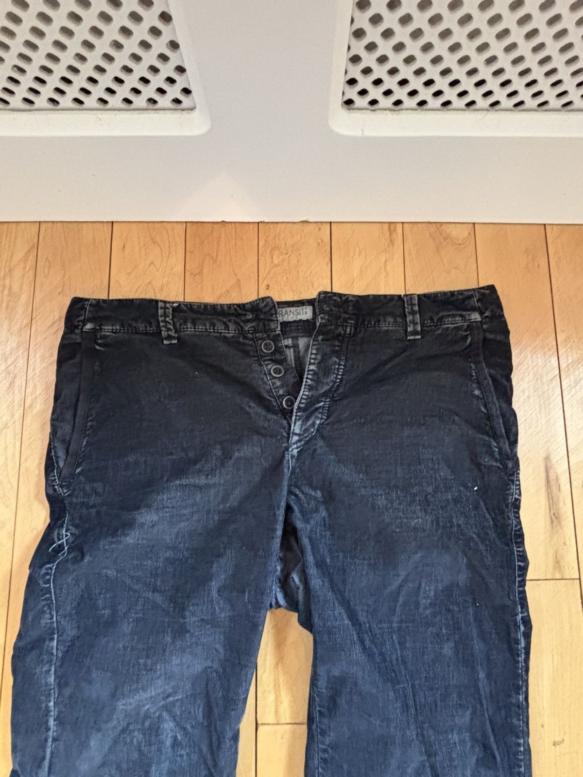 Transit Uomo Navy Transit Uomo corduroy pants Size US 32 / EU 48 - 2 Thumbnail