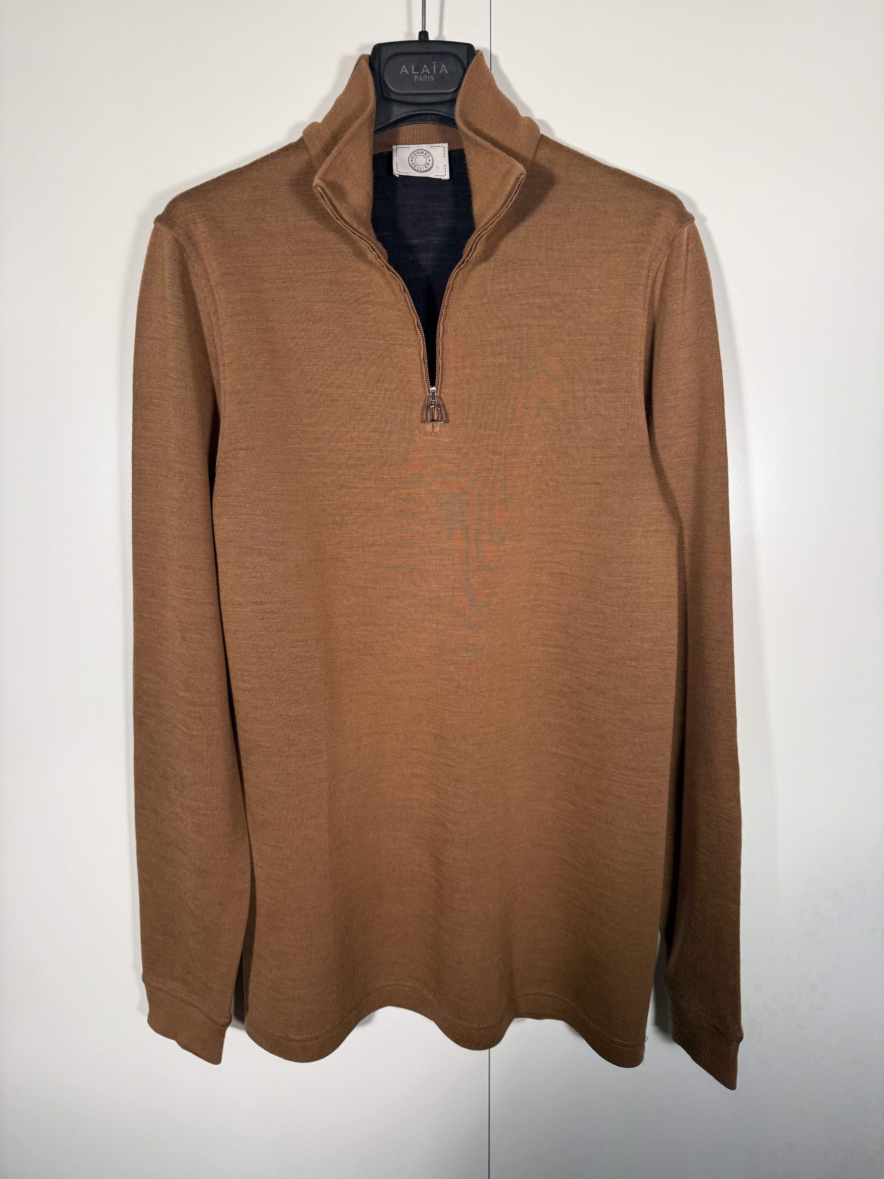 Hermès Quarter-Zip Cocoon Merino Base Layer ($945)
