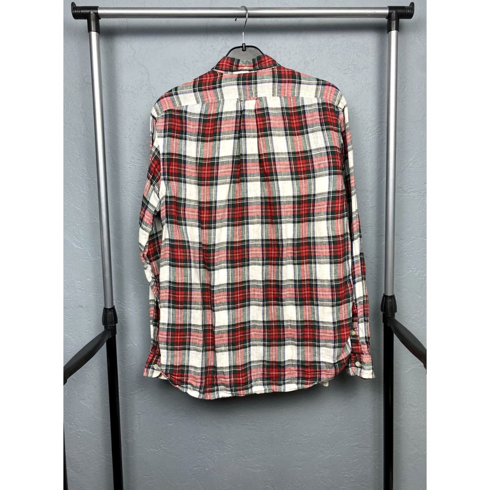 Polo Ralph Lauren Polo Ralph Lauren Shirt Mens LINEN Plaid Size M Color Multicolor Pattern Plaid Button-Up Size US M / EU 48-50 / 2 - 6 Thumbnail