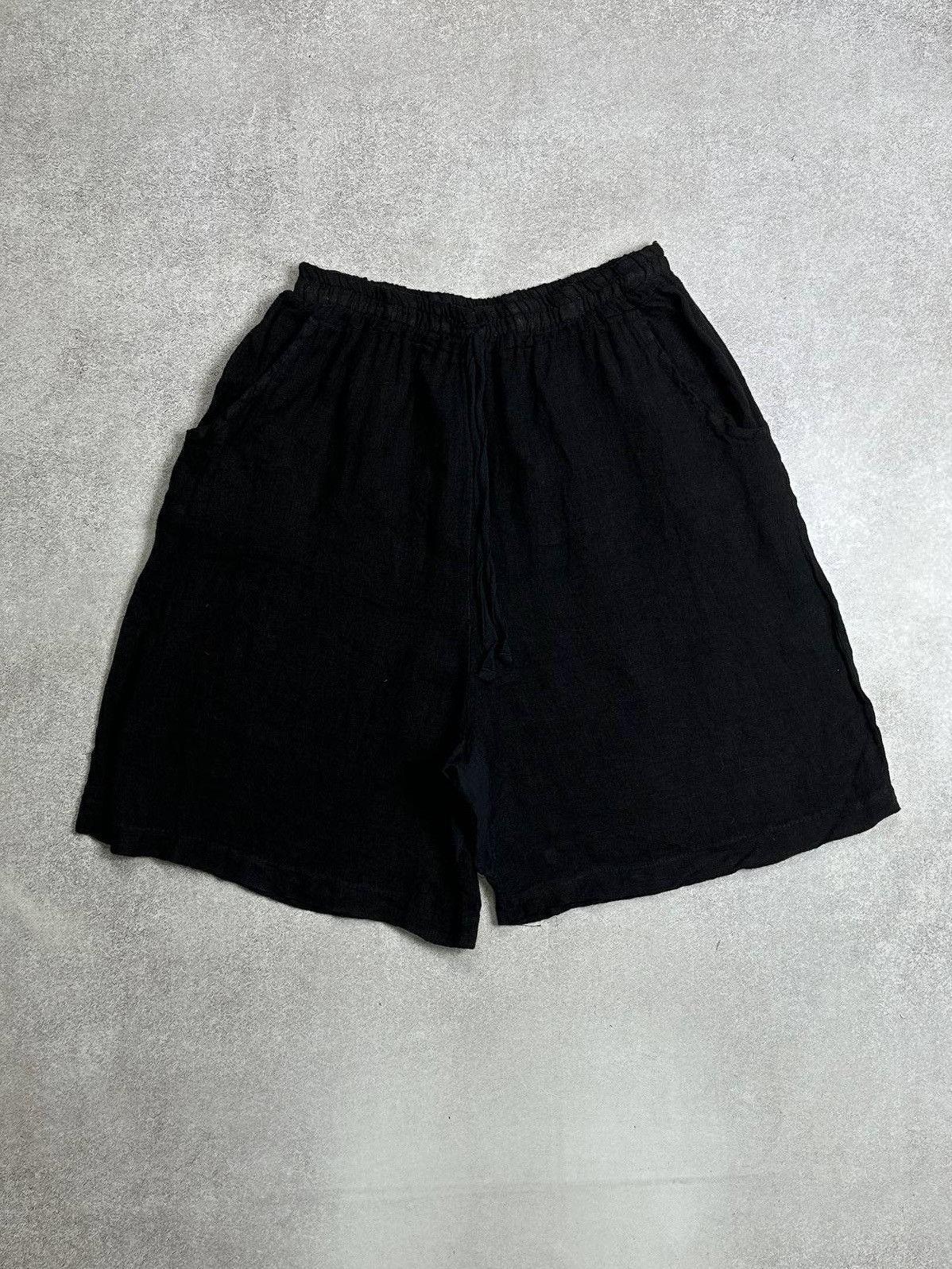Rundholz Rundholz Black Label Linen Relaxed Shorts Yohji L Size US 34 / EU 50 - 1 Thumbnail