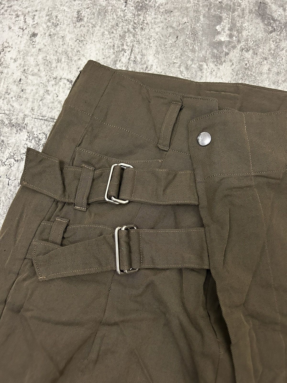 Seditionaries Japanese Brand GGD Wool Double Buckle Three Quarter Pants Size US 31 - 7 Thumbnail