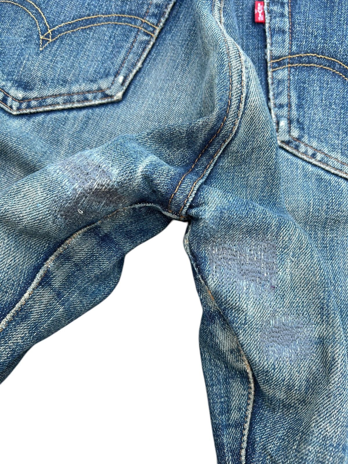 Kapital Vintage Levis Big E Selvedge Distressed Denim Jeans Size US 30 / EU 46 - 14 Thumbnail