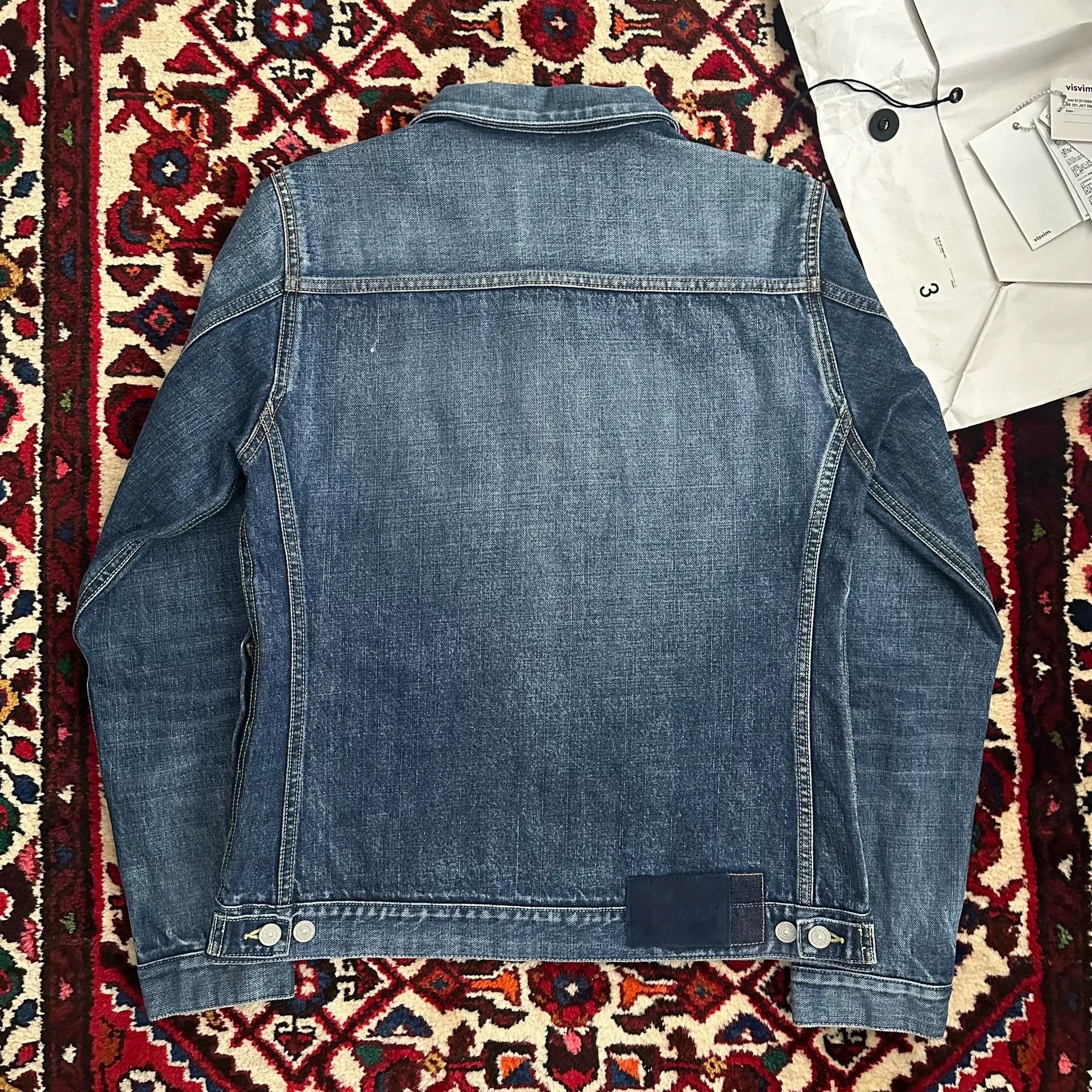 Visvim visvim 21ss 101 DMGD-1001 Denim Jacket Size US L / EU 52-54 / 3 - 2 Thumbnail