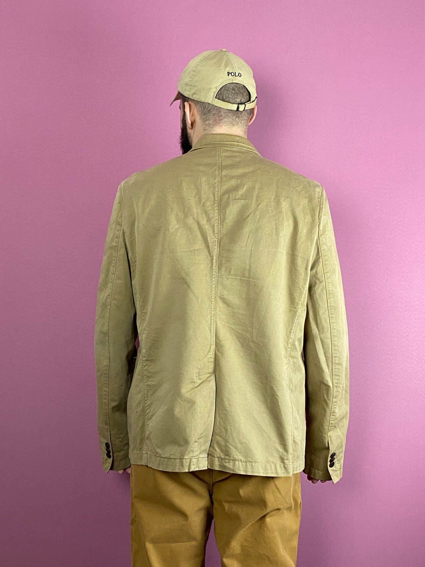 Burberry × Vintage Burberry Brit Vintage Men's Blazer Jacket - XXL Size US XXL / EU 58 / 5 - 3 Thumbnail