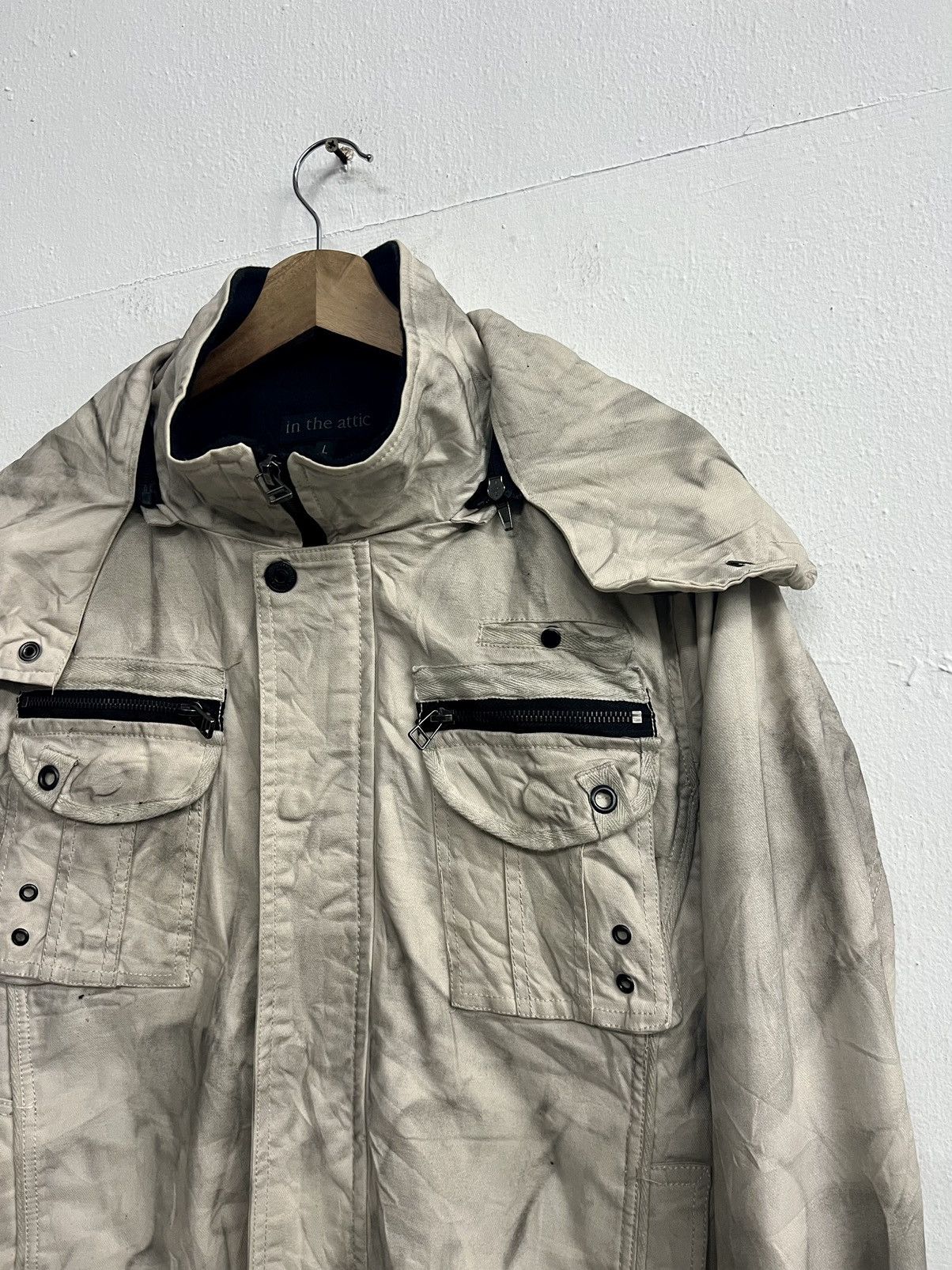 If Six Was Nine Y2K In The Attic Smoke Design Jacket Size US L / EU 52-54 / 3 - 4 Thumbnail