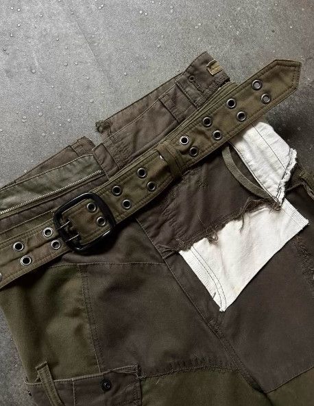 Junya Watanabe Junya Watanabe 2006AW Runway Military Patchwork Trousers Size US 42 / EU 58 - 5 Thumbnail