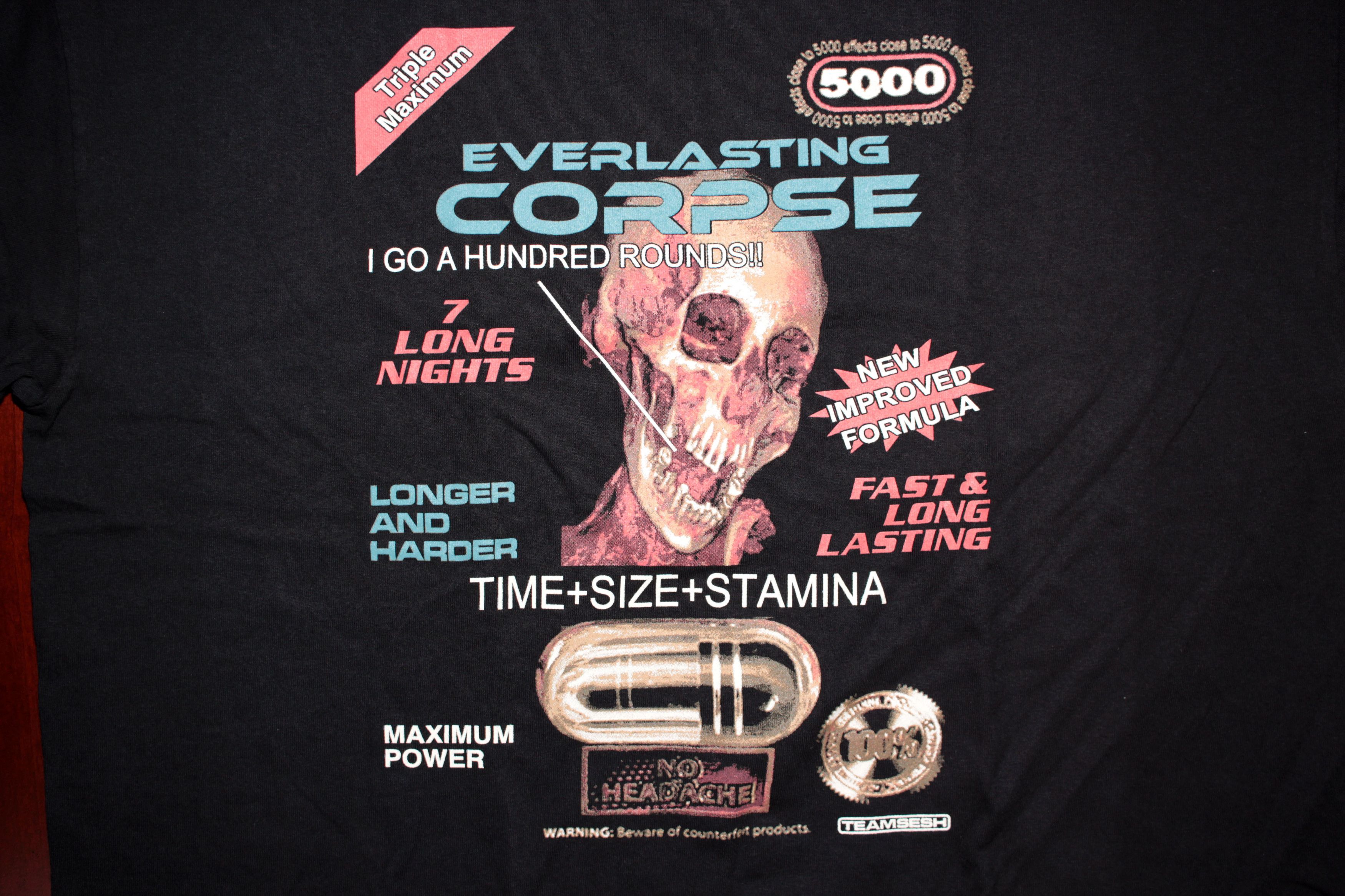 Bones × TeamSESH TeamSESH "EVERLASTING CORPSE" T-Shirt Size US L / EU 52-54 / 3 - 1 Thumbnail