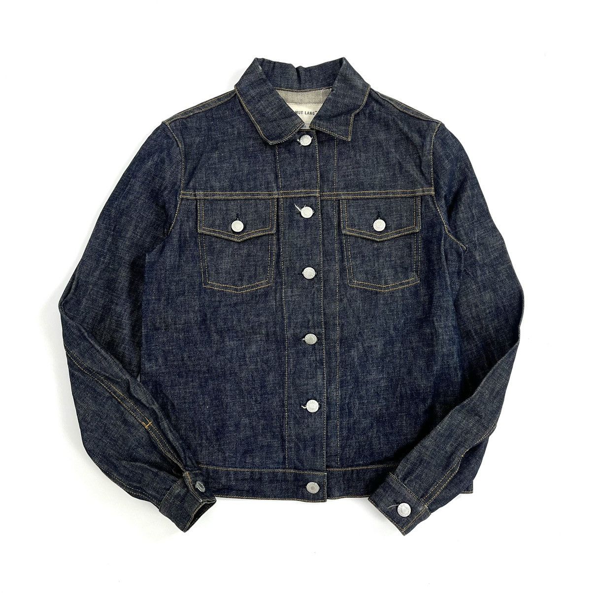 Helmut Lang 1999 Coated Denim Jacket | Grailed