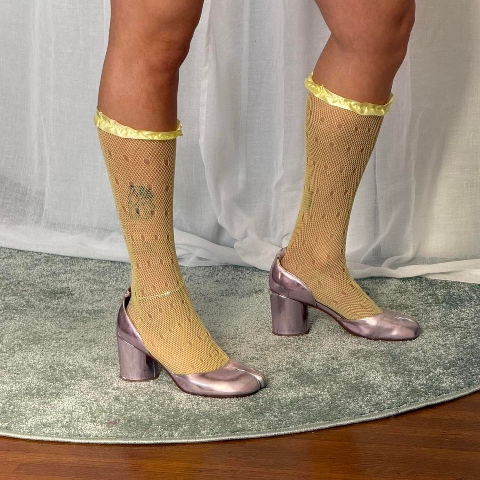 Other ✿ ruffled lace knee socks ✿ Size ONE SIZE - 2 Thumbnail