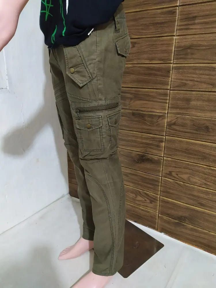 Morgan Homme Morgan homme cargo multi pocket Tactical Olive pants Size US 30 / EU 46 - 13 Thumbnail