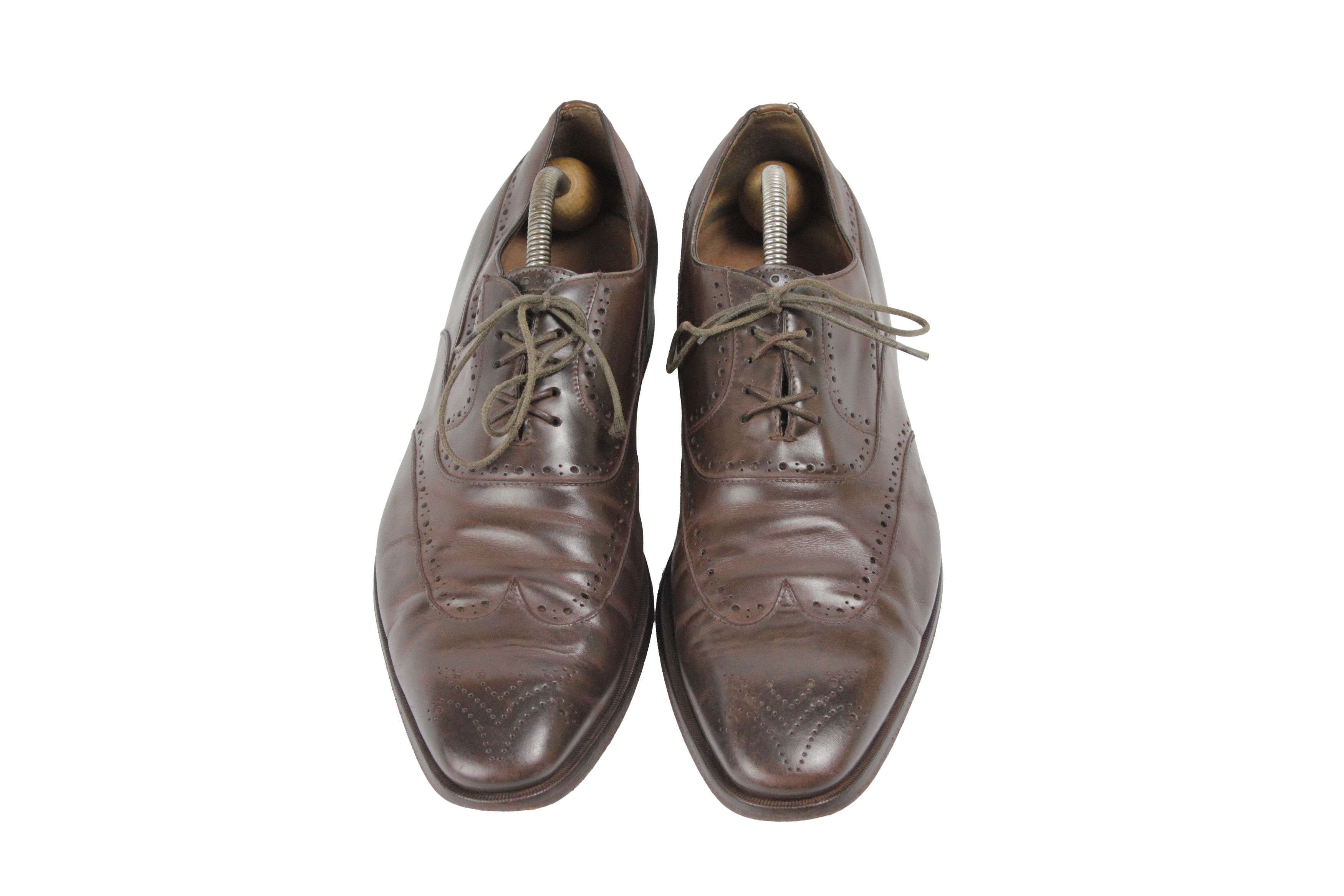 Doucal's Perforated Brogue Oxford Shoes Size US 10 / EU 43 - 7 Thumbnail