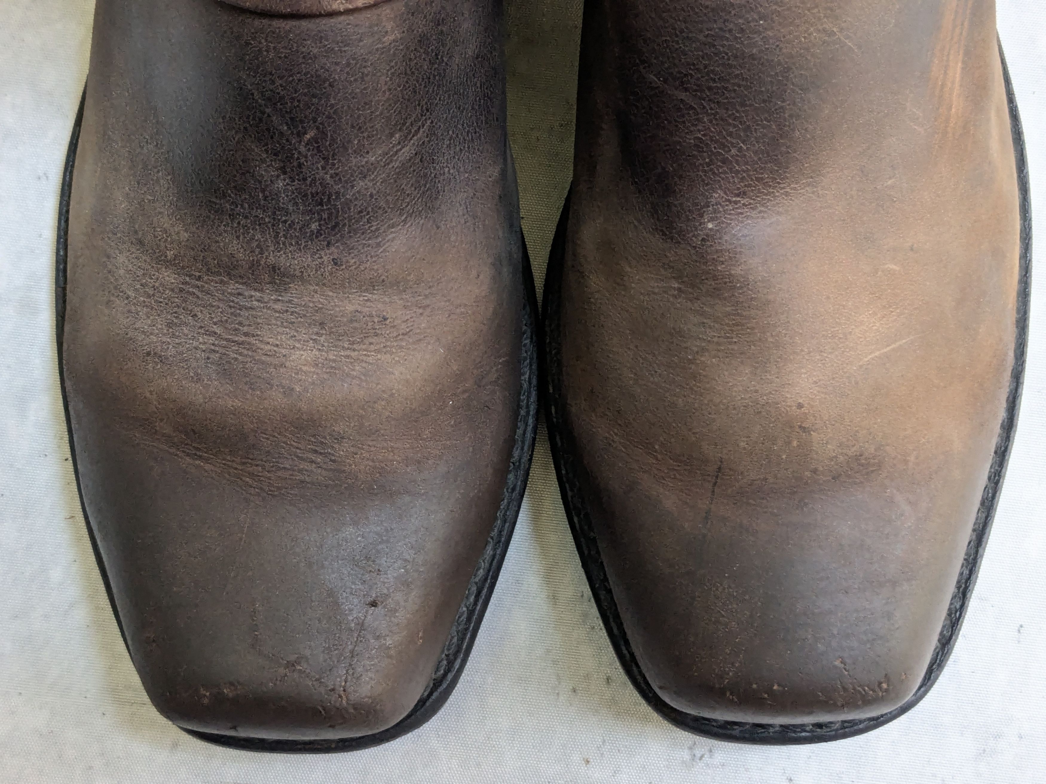Frye Frye Harness Boots Brown Leather 10 M Buckle Size US 10 / EU 43 - 3 Thumbnail