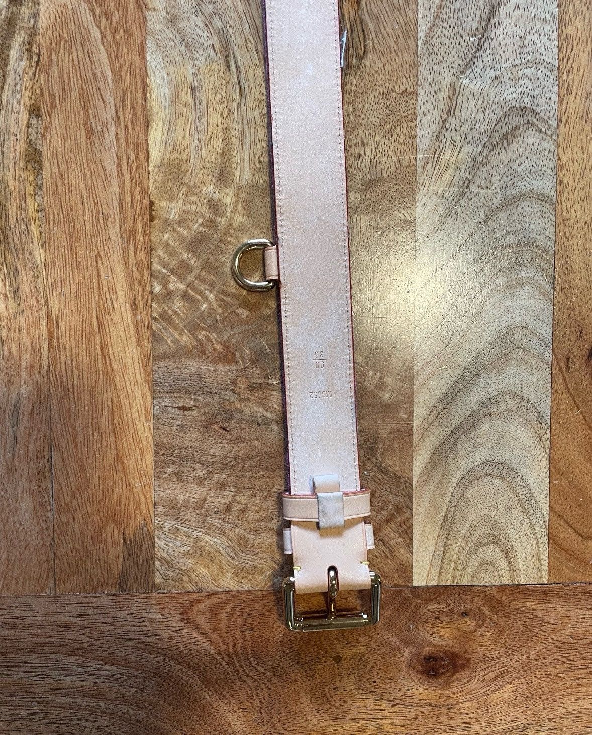 Louis Vuitton Lv monogram belt from 2010 Size ONE SIZE - 18 Thumbnail