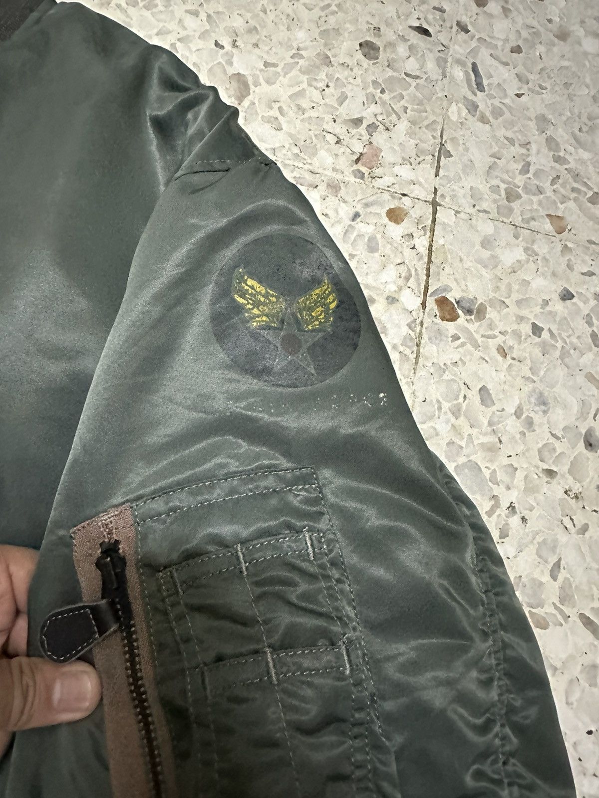 Vintage Vintage Flight Jacket Military Jacket USAF US Army Design Size US L / EU 52-54 / 3 - 7 Thumbnail