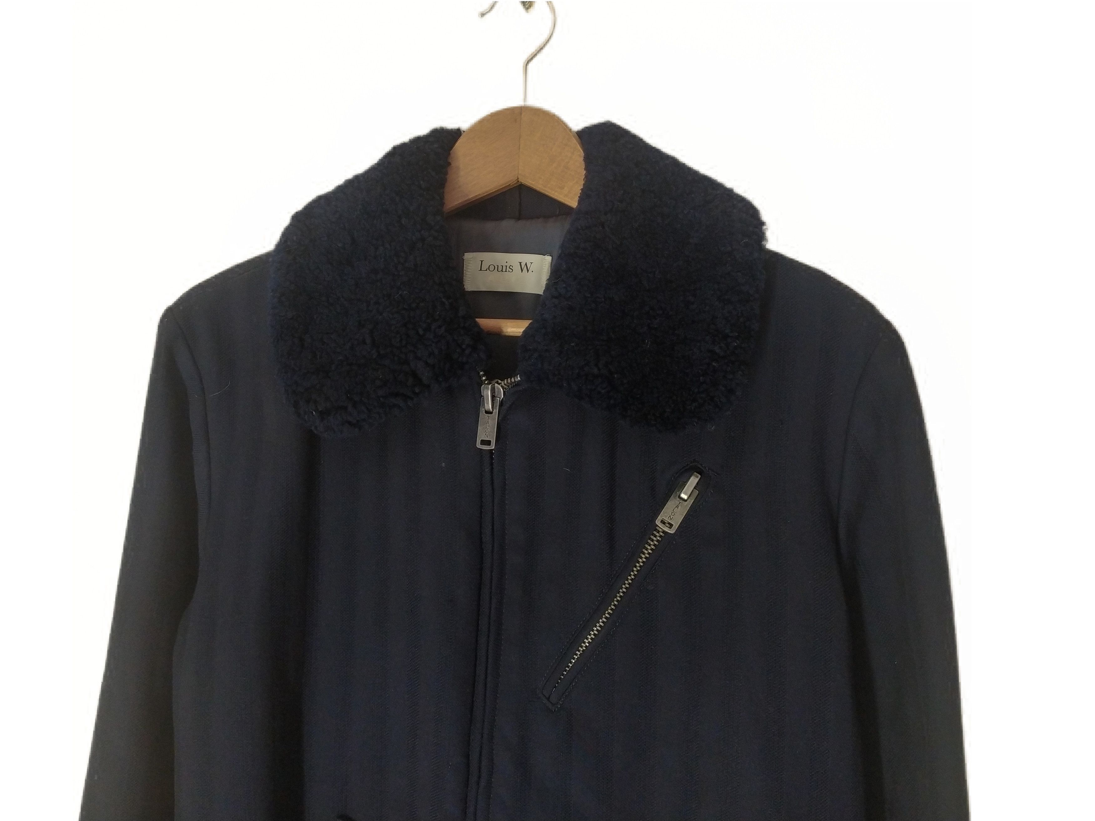 A.P.C. × Louis W. Louis W. x APC jacket with shearling collar Size US XS / EU 42 / 0 - 3 Thumbnail