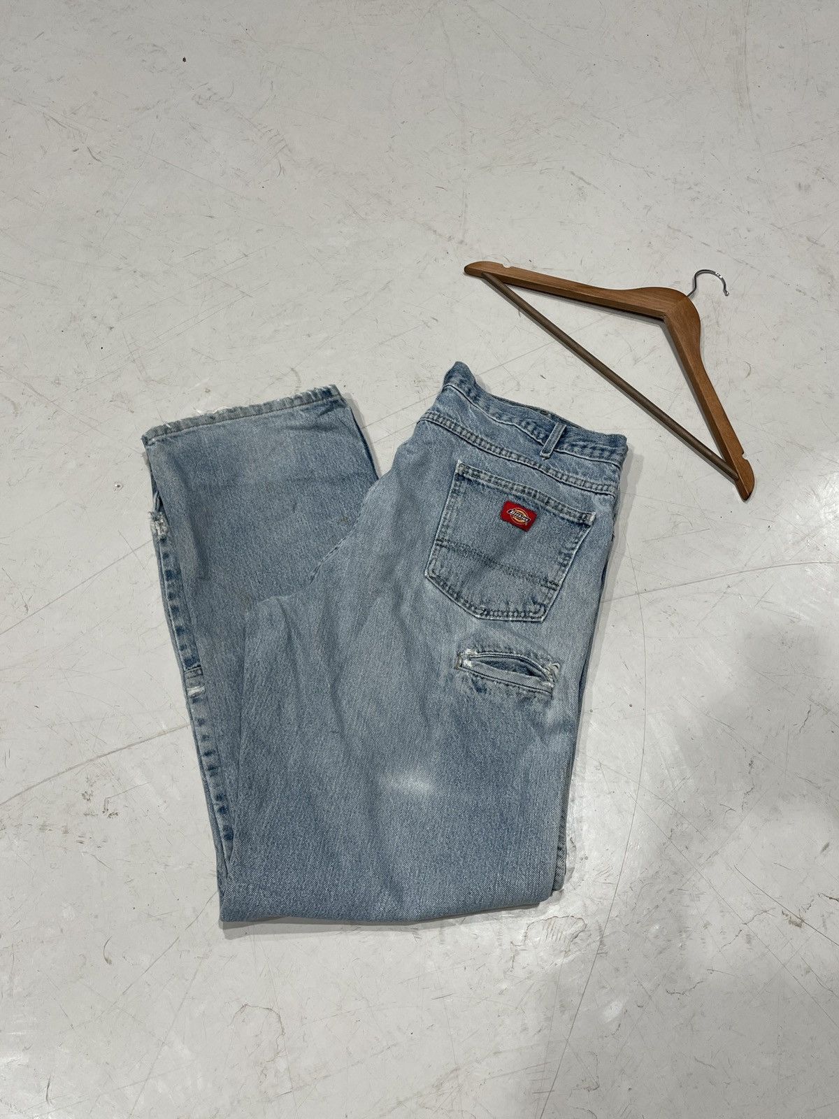 Dickies × Vintage Vintage Double Knee Dickies Denim Pants Size US 38 / EU 54 - 1 Thumbnail
