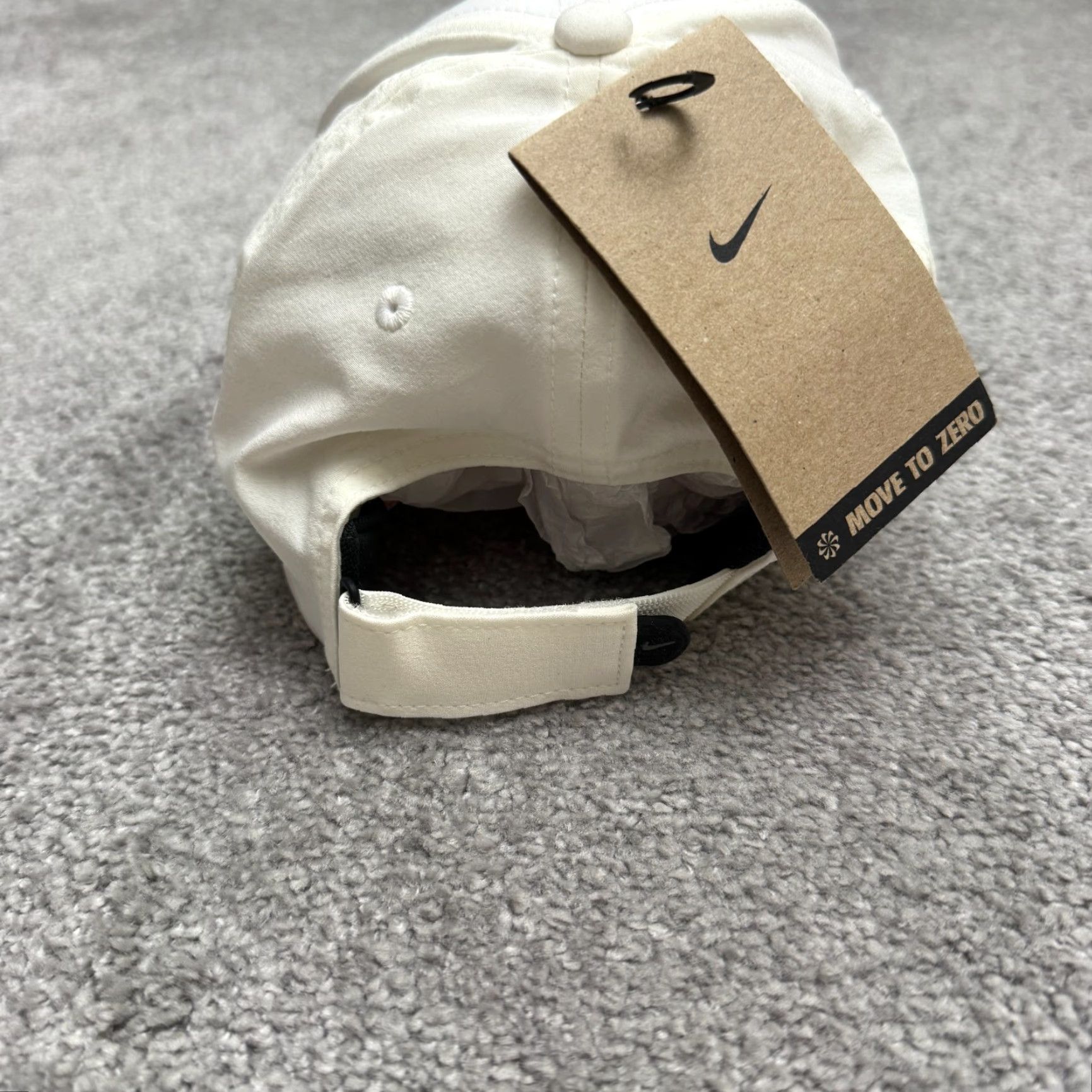 Nike Nike Golf Hat M White Dri-Fit Porch Front Porch Communities Celtic NWT Adjustable Lightweight Men Cap 90s? Size ONE SIZE - 4 Thumbnail