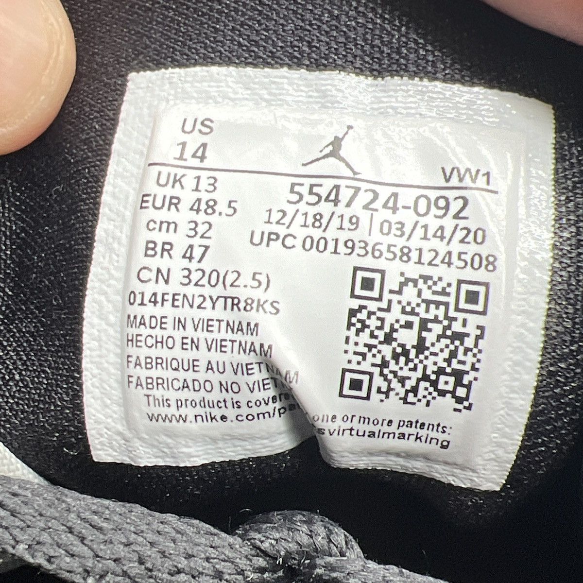 Nike Air Jordan 1 mid smoke grey Size US 14 / EU 47 - 8 Thumbnail