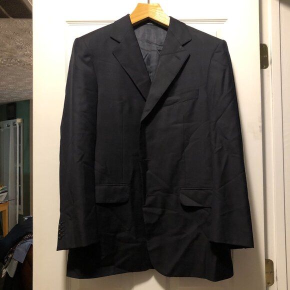 Ermenegildo Zegna ERMENEGILDO ZEGNA MEN'S 100%WOOL SPORT COAT BLAZER SIZE:40 Size 40R - 2 Thumbnail
