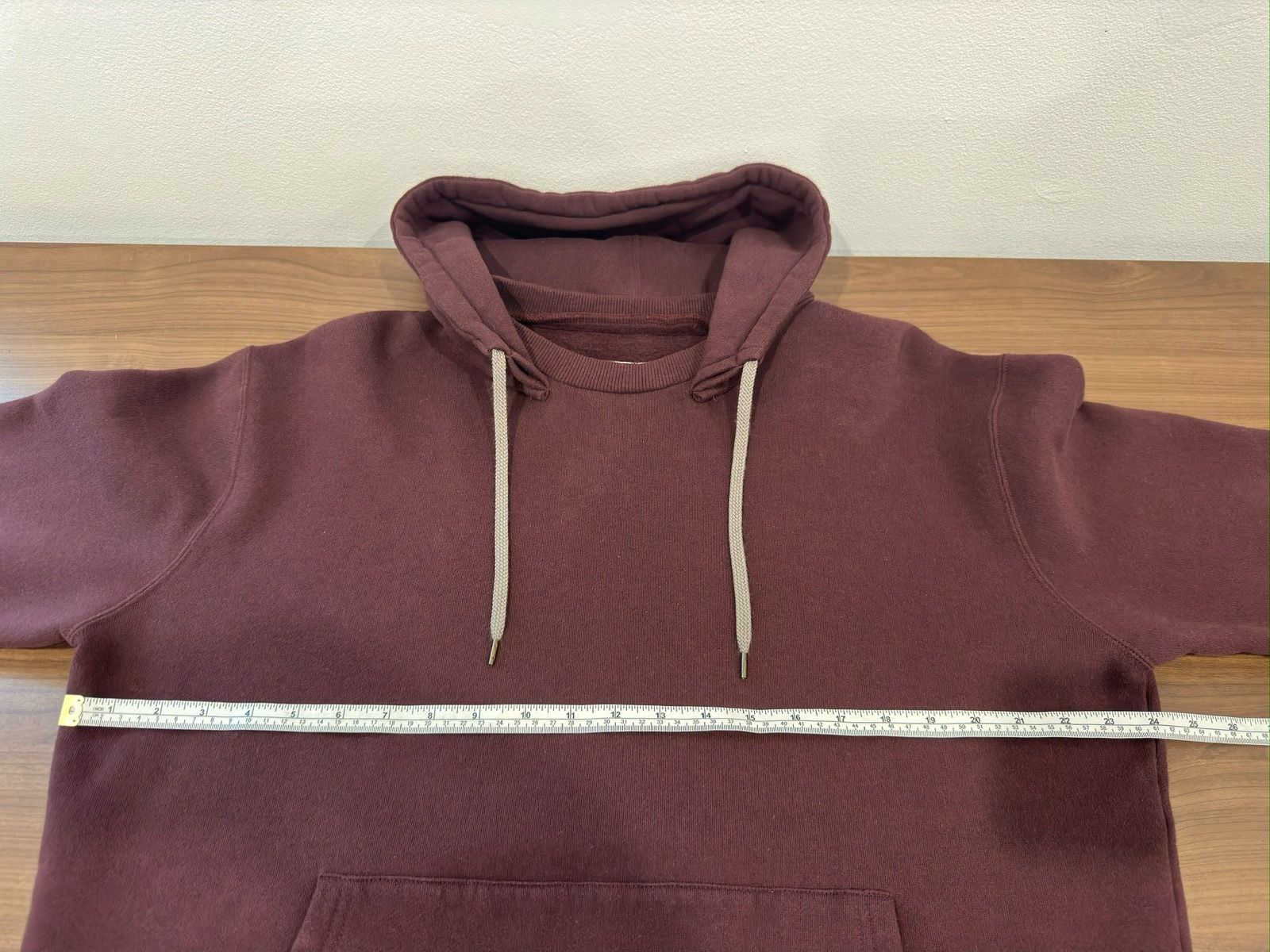 Robert Geller Bordeaux Market Hoodie Size M Size US M / EU 48-50 / 2 - 3 Thumbnail