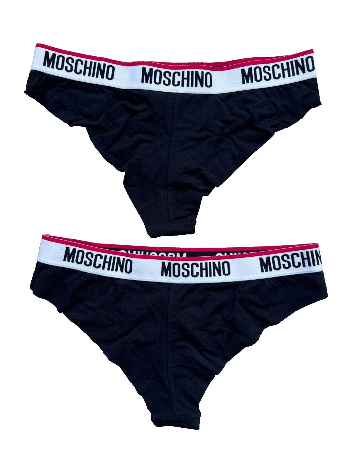 Moschino Moschino Underwear 2-Pack Brazilian Brief Black ( US 8/M ) Size ONE SIZE - 2 Thumbnail