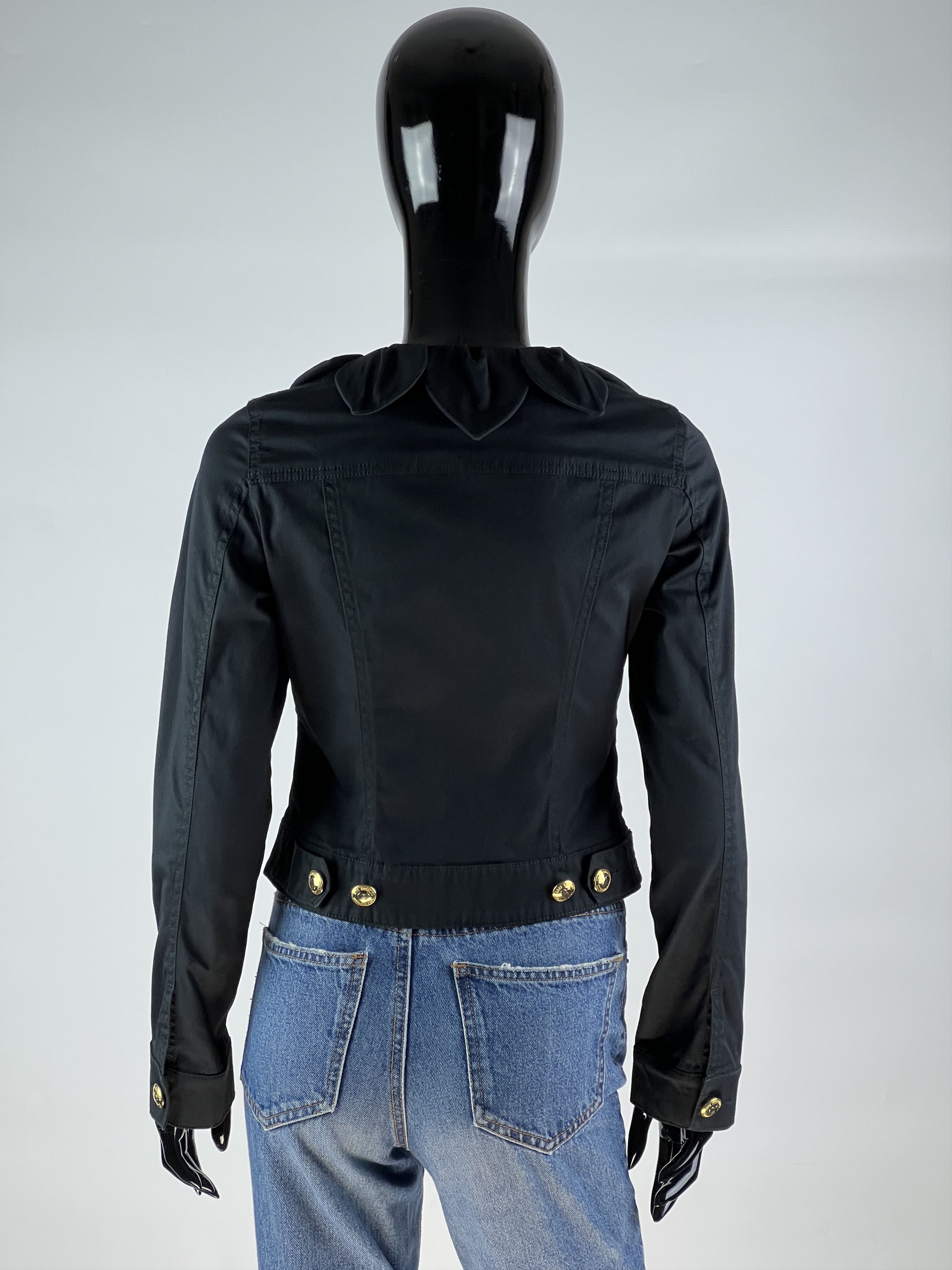Love Moschino × Moschino Rare Vintage Love Moschino Black Denim Jacket Size S / US 4 / IT 40 - 3 Thumbnail