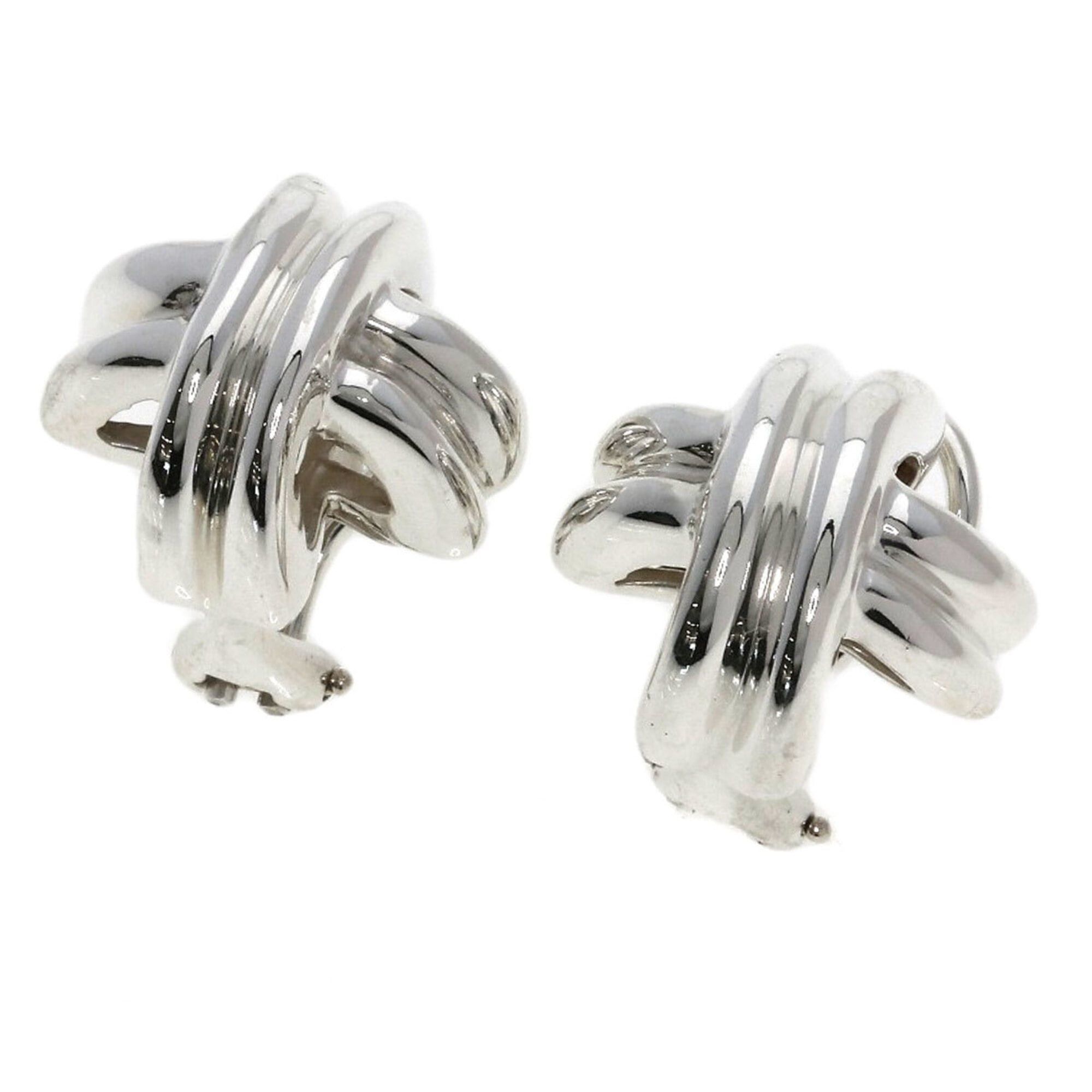 Tiffany & Co. Tiffany & Co. Signature Earrings, Silver, Women's. Size ONE SIZE - 1 Thumbnail