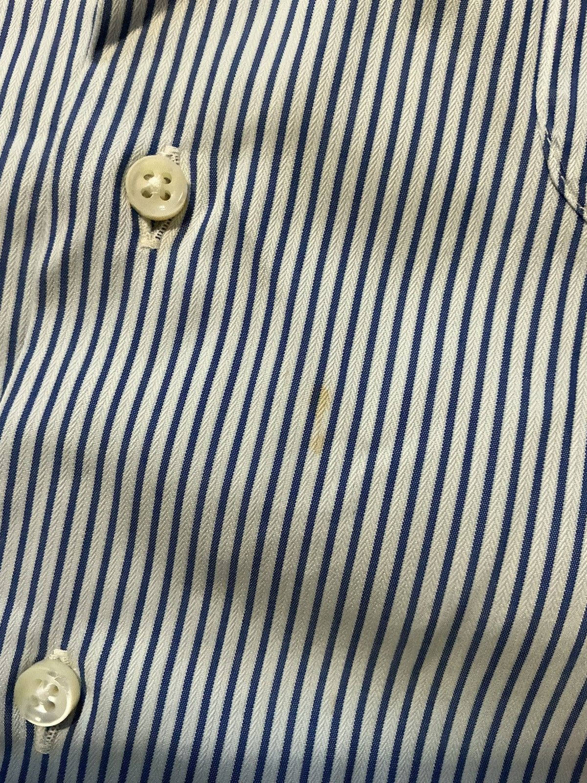 Armani Collezioni Armani Collezioni Made In Italy Striped Button Dress Shirt Size US L / EU 52-54 / 3 - 7 Thumbnail