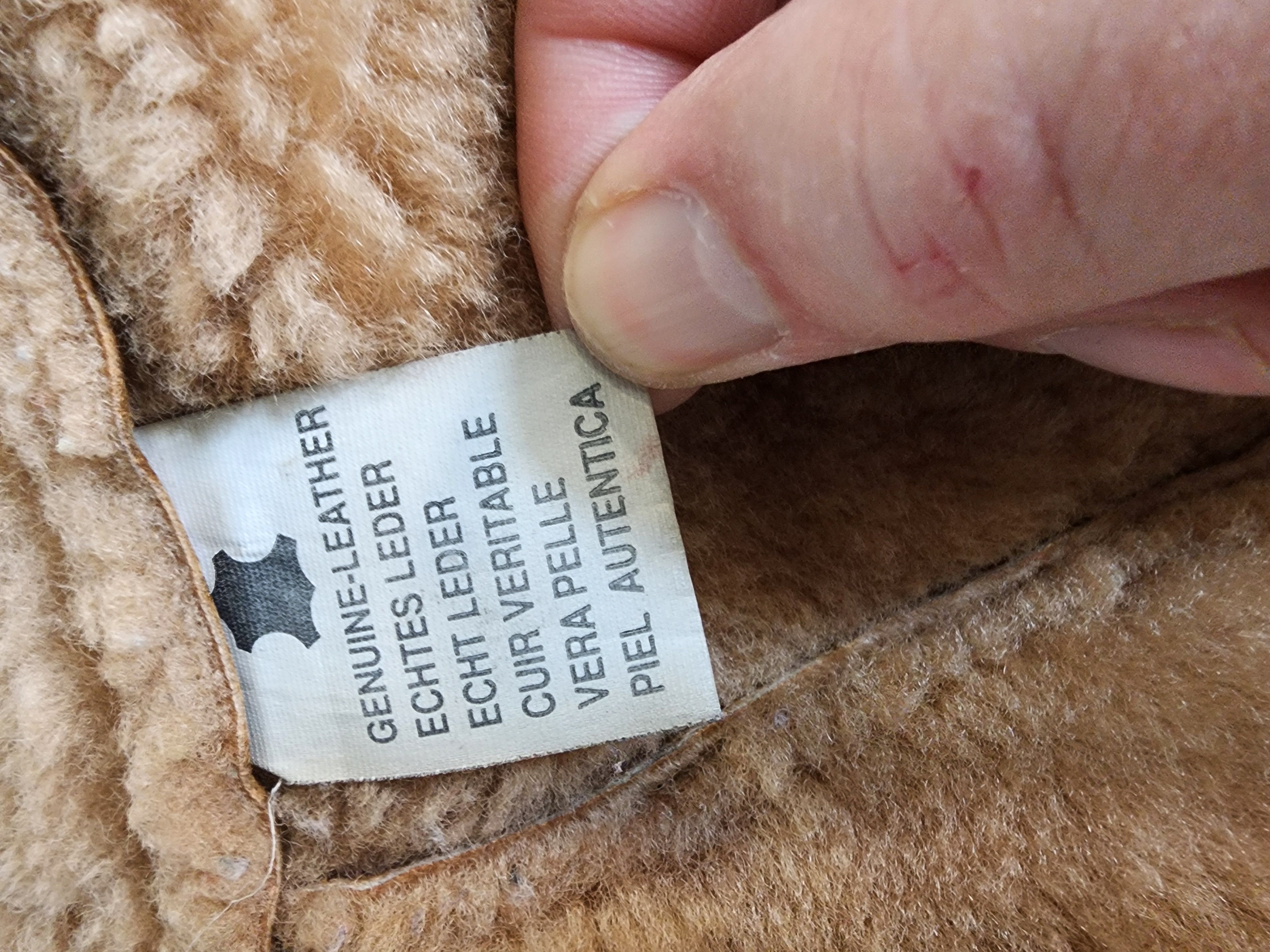 Furla Brown Sheepskin Coat: Vintage Leather Winter Outerwear Size L / US 10 / IT 46 - 7 Thumbnail