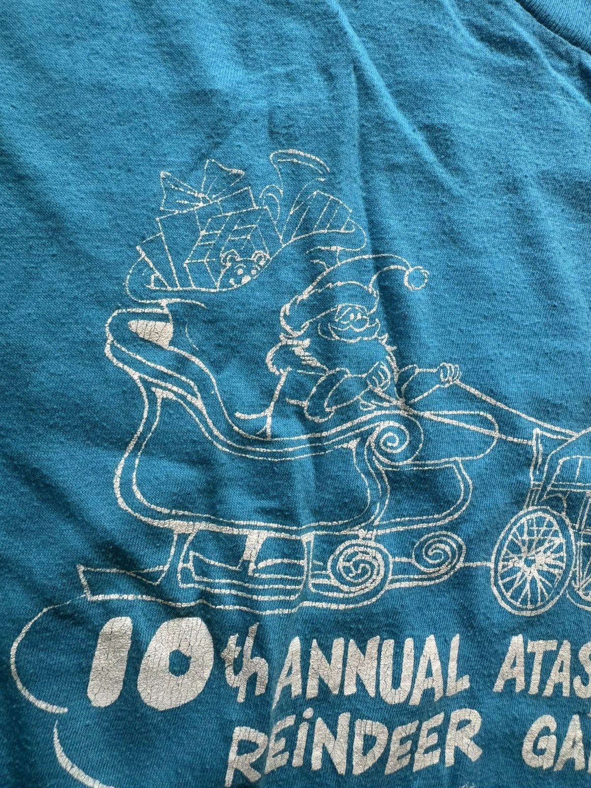 Other Parody Handicapped Wheelchair Reindeer Vintage T-Shirt Size US M / EU 48-50 / 2 - 9 Thumbnail