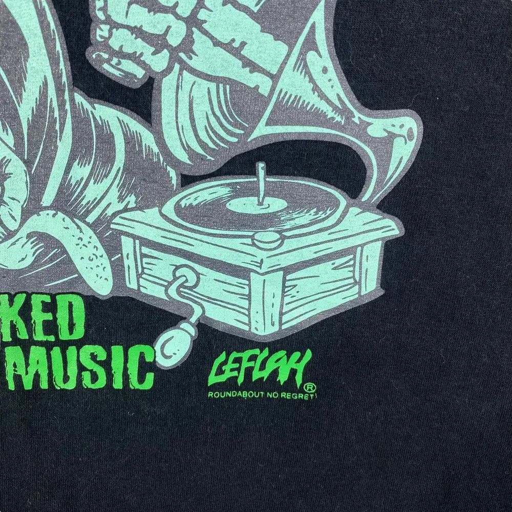 Japanese Brand LEFLAH Satanic Carnival Be Fxxked By Music Tee Shirt Size US XL / EU 56 / 4 - 3 Thumbnail