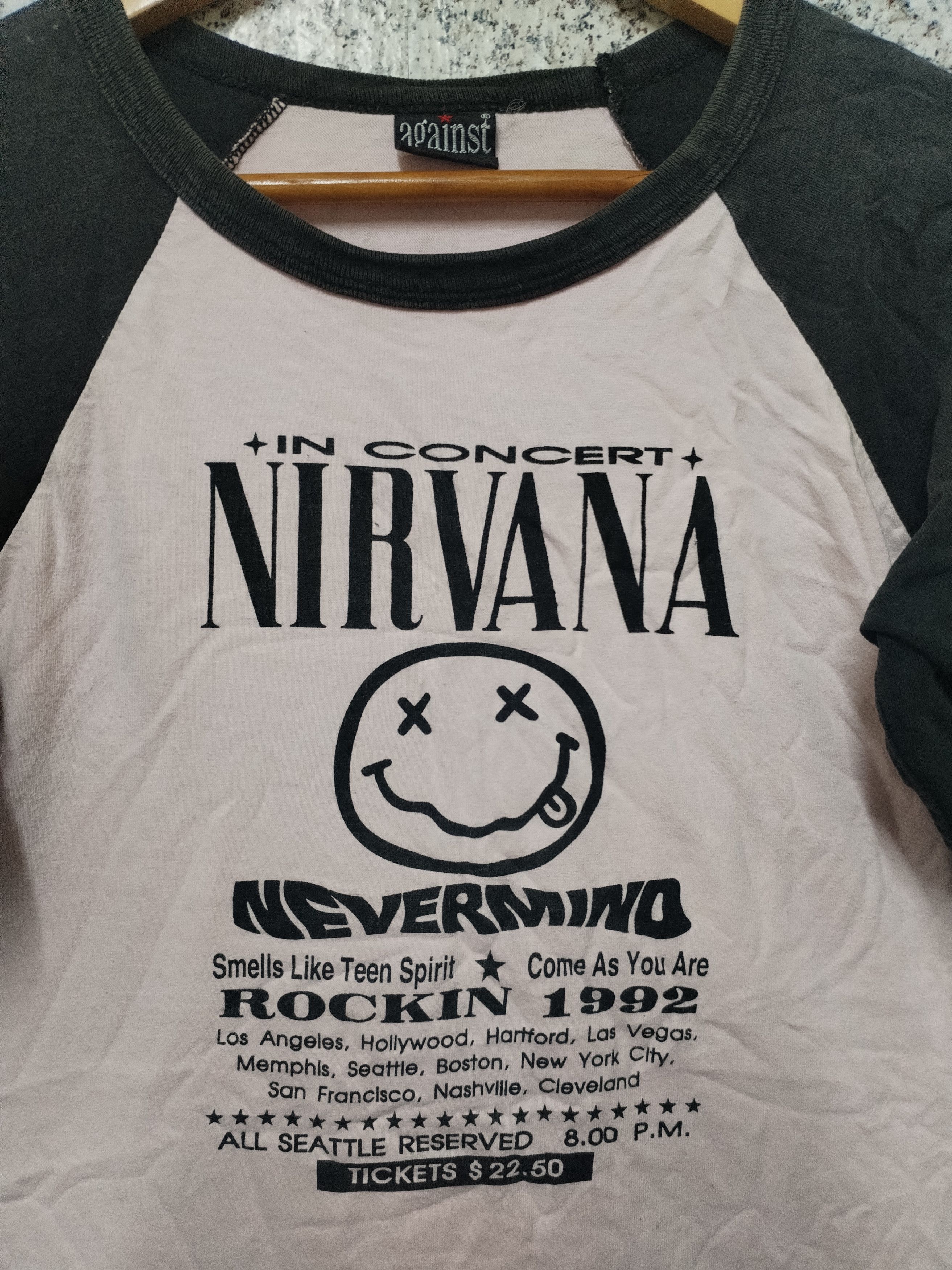 Band Tees VINTAGE NIRVANA VERY RARE Size US S / EU 44-46 / 1 - 3 Thumbnail
