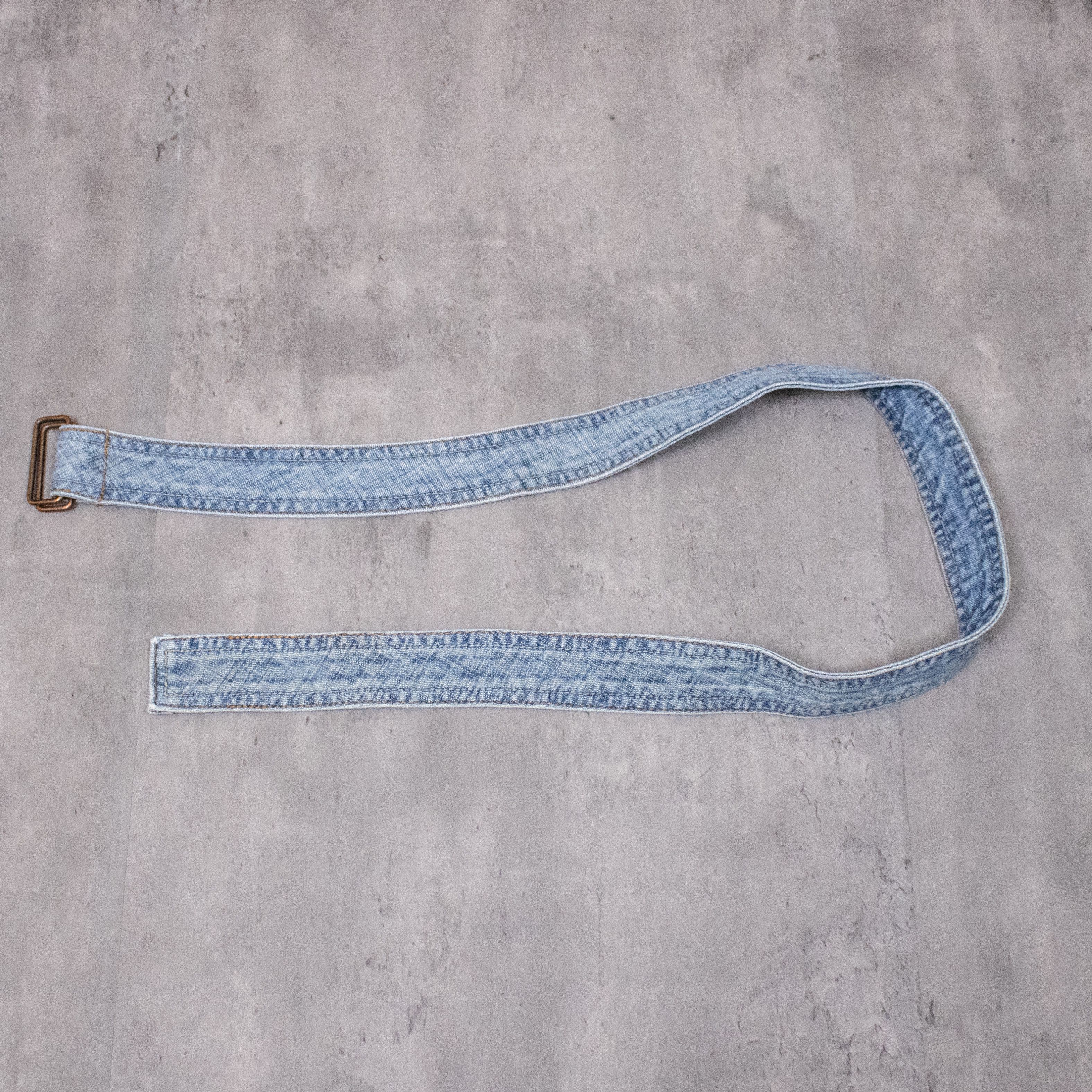 Vintage Vintage VTG Y2K 2000's Denim Belt Size 38 - 2 Thumbnail