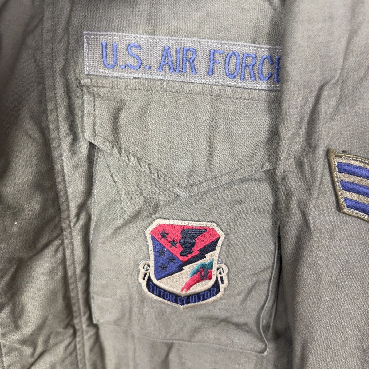 Alpha Industries Vintage USAF M65 Field Jacket 49th EMS TAC Holloman AFB Size US M / EU 48-50 / 2 - 8 Thumbnail