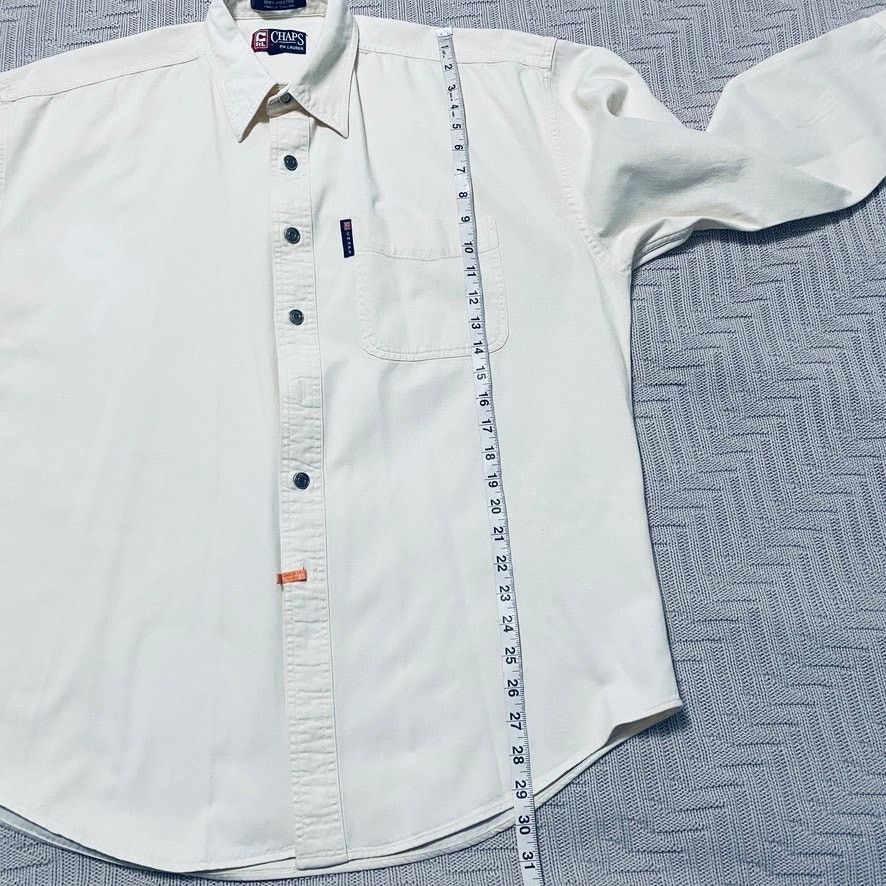 Ralph Lauren Ralph Lauren Chaps cream button down Size US L / EU 52-54 / 3 - 7 Thumbnail
