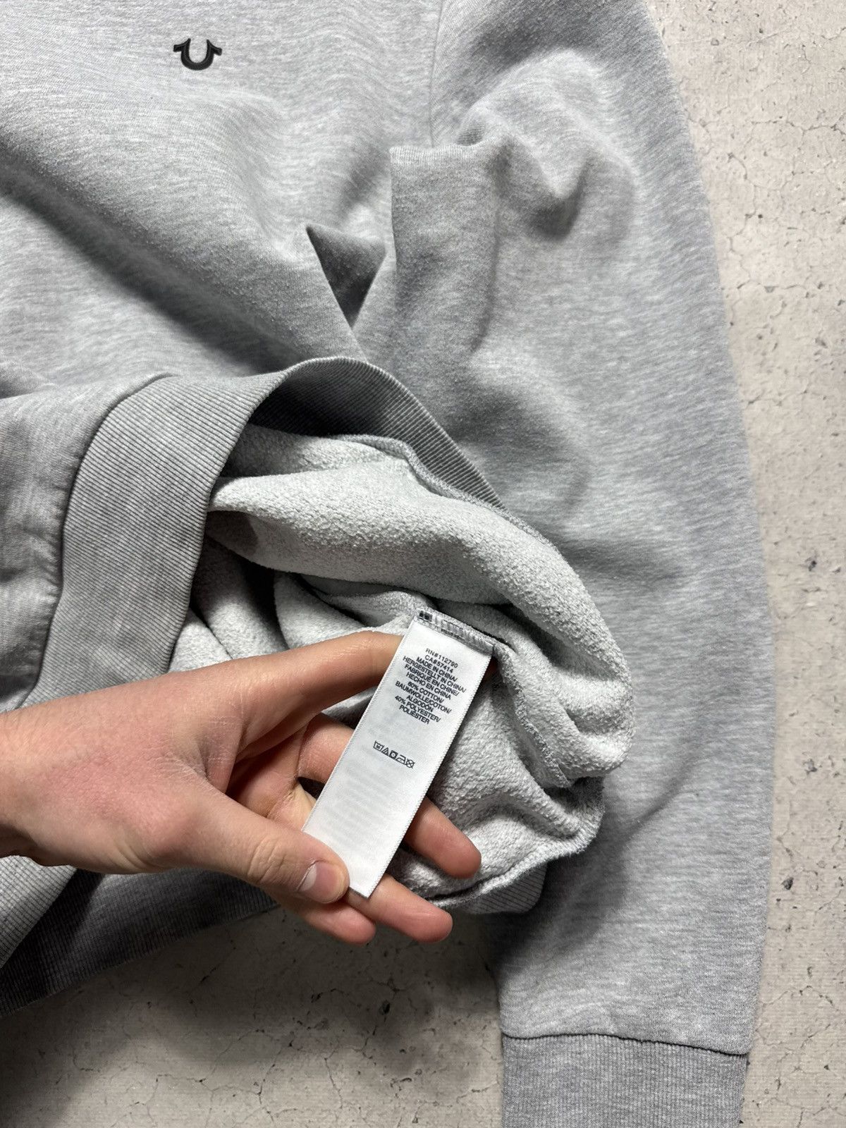 True Religion True Religion Grey Casual Sweatshirt Size L Size US L / EU 52-54 / 3 - 6 Thumbnail