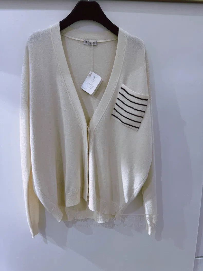 Brunello Cucinelli Brunello Cucinelli Cashmere Cardigan Size S / US 4 / IT 40 - 1 Thumbnail